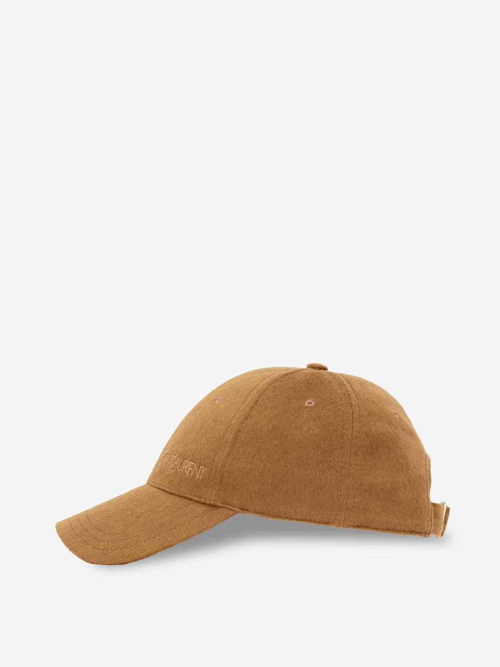 Cashmere Logo Cap Saint laurent – Гарантія оригінальності – вид ззаду