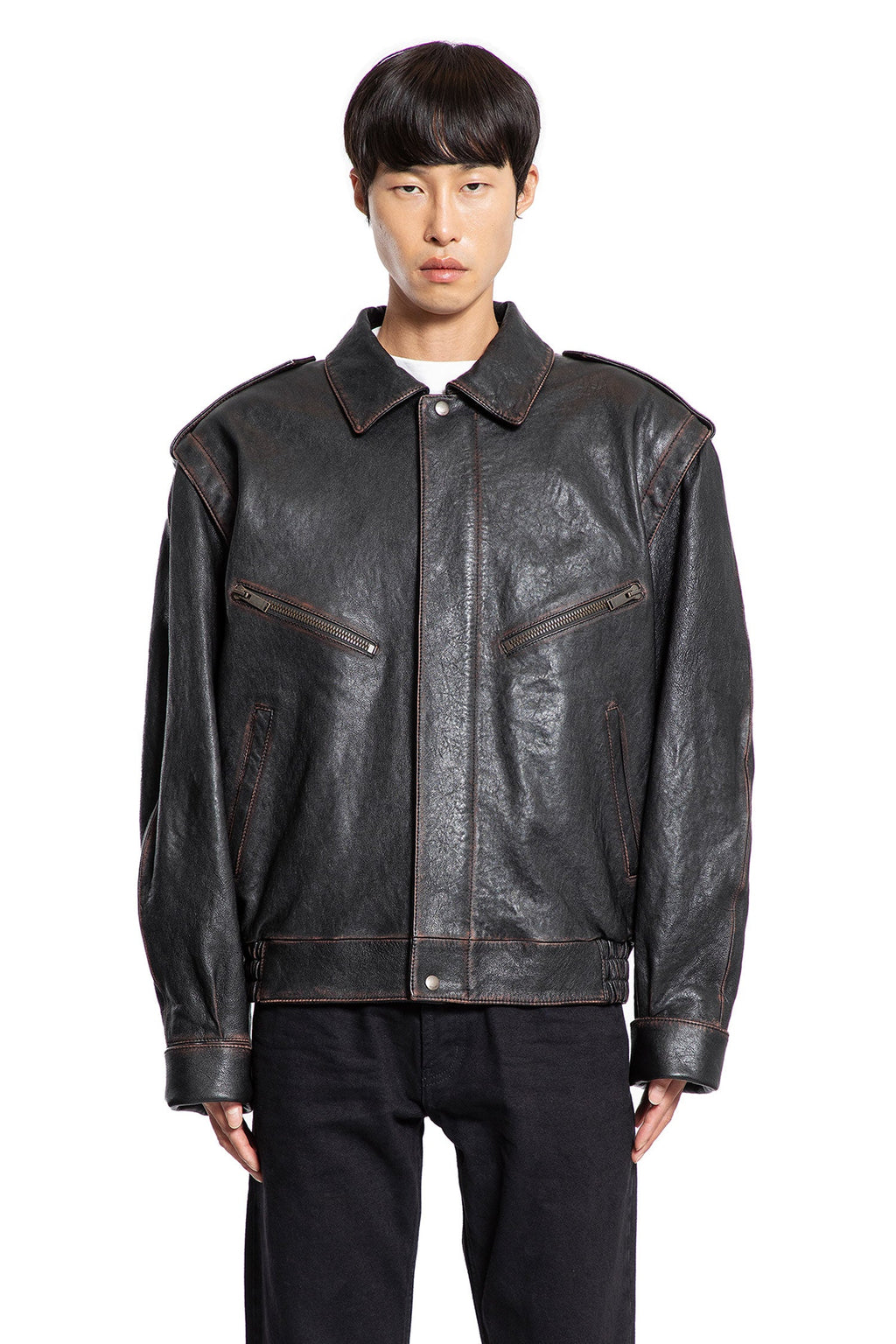 Saint laurent Outerwear оригінал | Швидка доставка Україна – вид ззаду