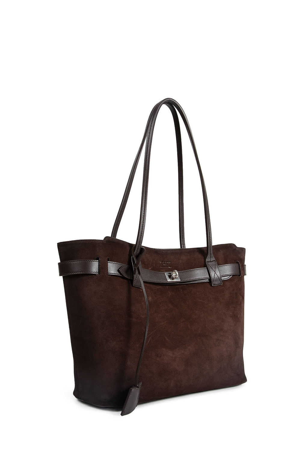 Bel Air Suede Medium Tote Bag Balenciaga – Гарантія оригінальності – вид ззаду