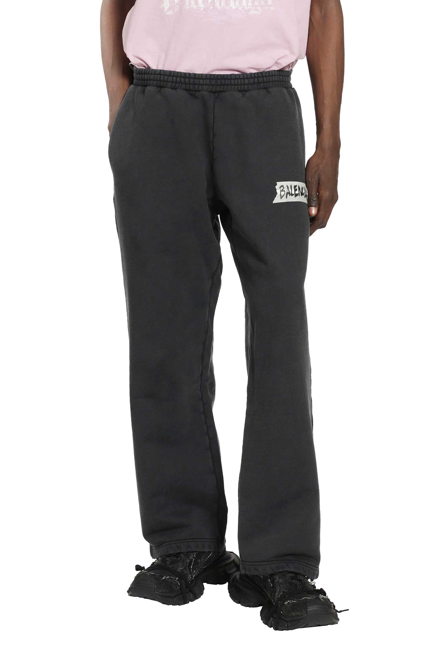 Masking Tape Baggy Sweatpants Balenciaga оригінал – Купити в Україні – боковий вид