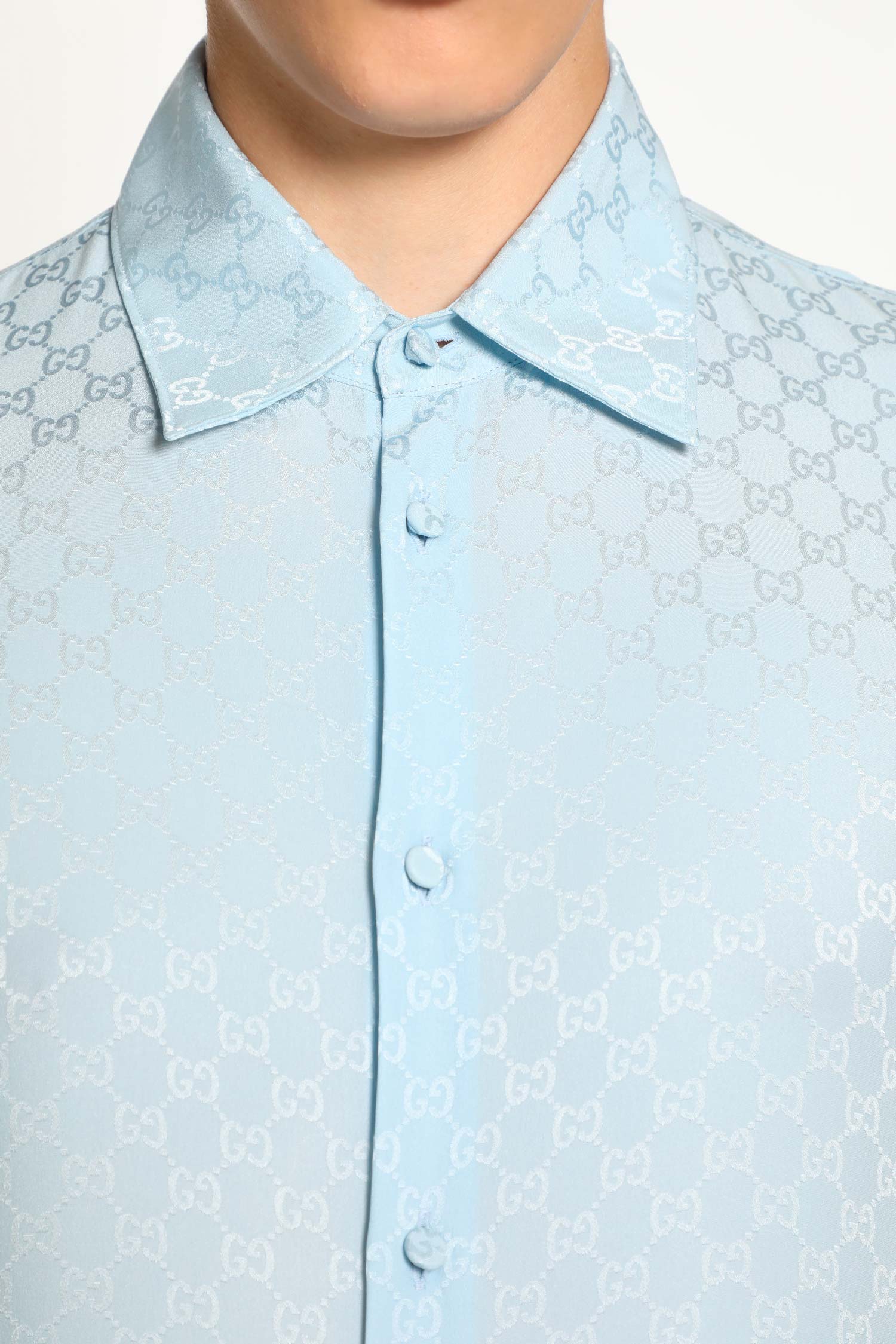 Jacquard Silk Shirt Gucci – Гарантія оригінальності – збільшений вид