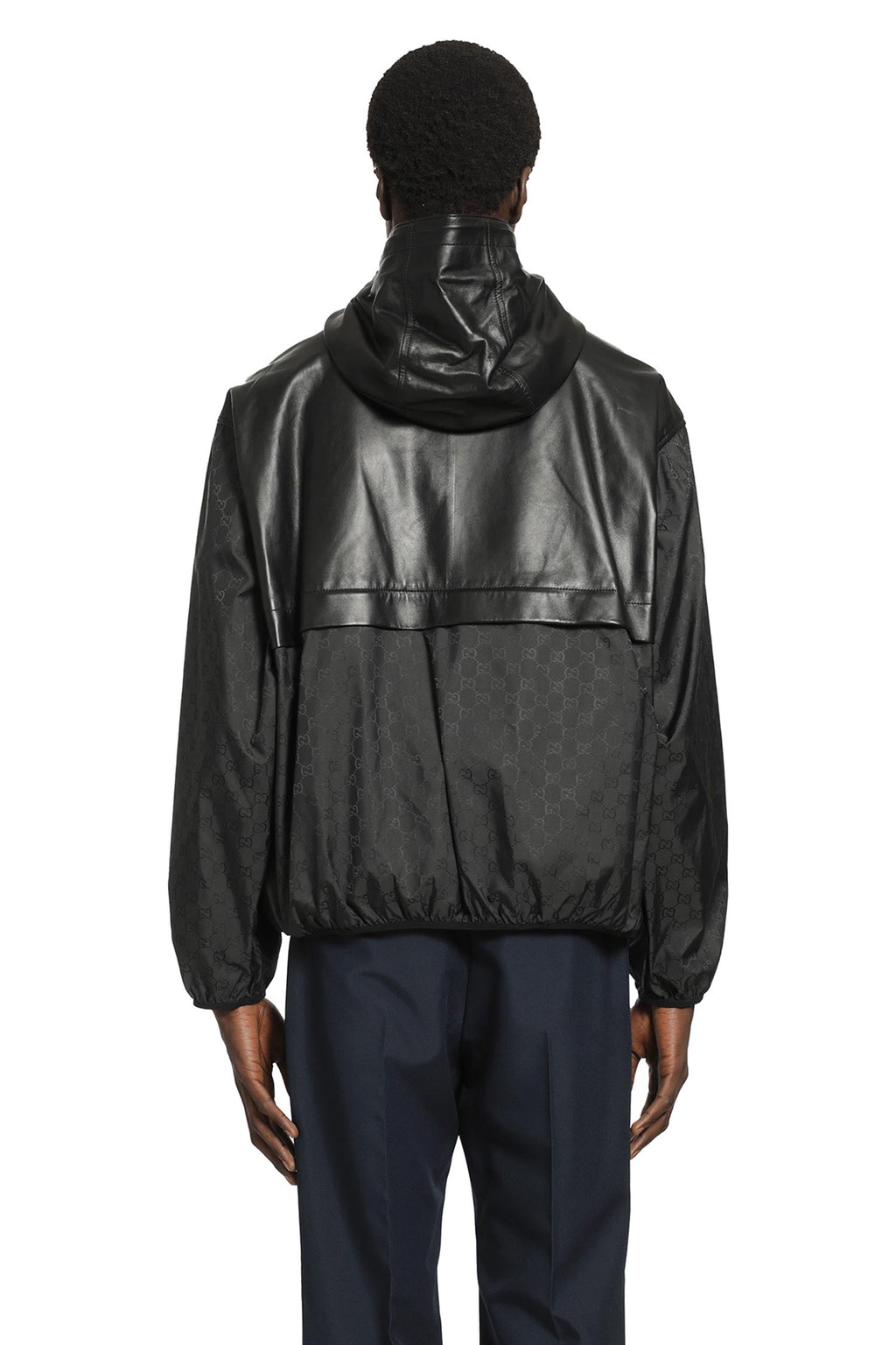 Hooded Leather Bomber Jacket Gucci оригінал – Купити в Україні – збільшений вид