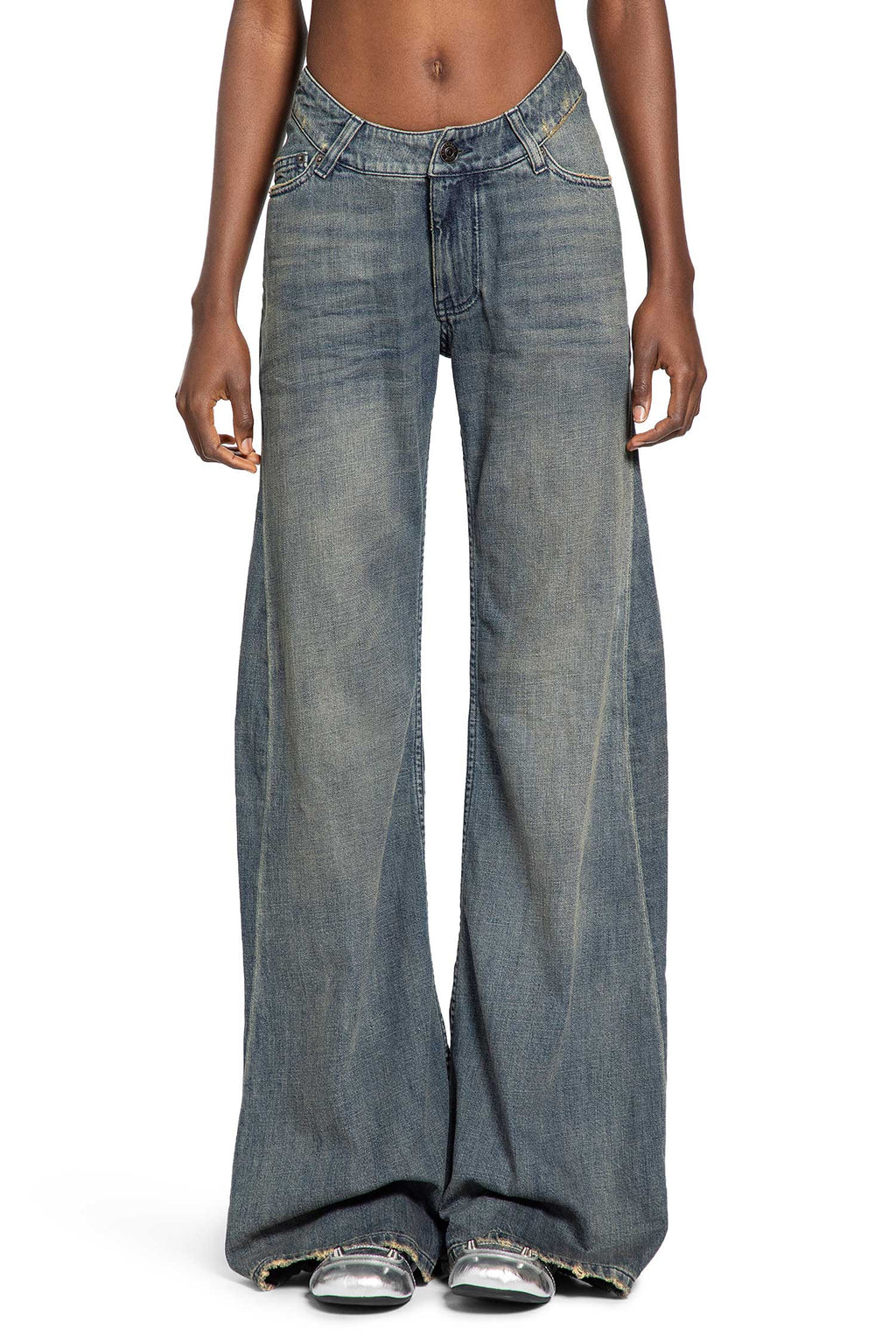 Curved Waist Pants Balenciaga оригінал – Купити в Україні – вид ззаду