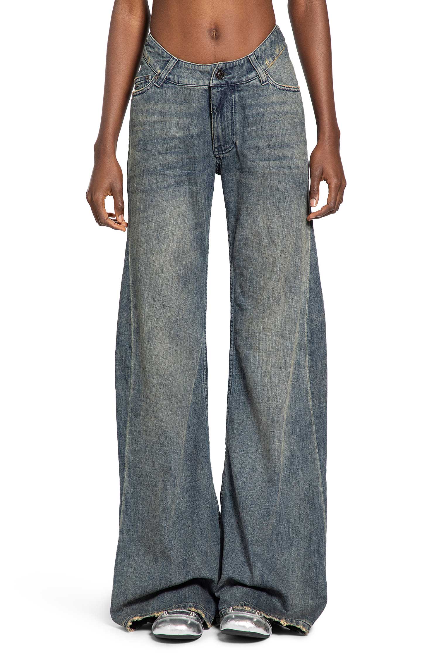 Curved Waist Pants Balenciaga оригінал – Купити в Україні – вид ззаду