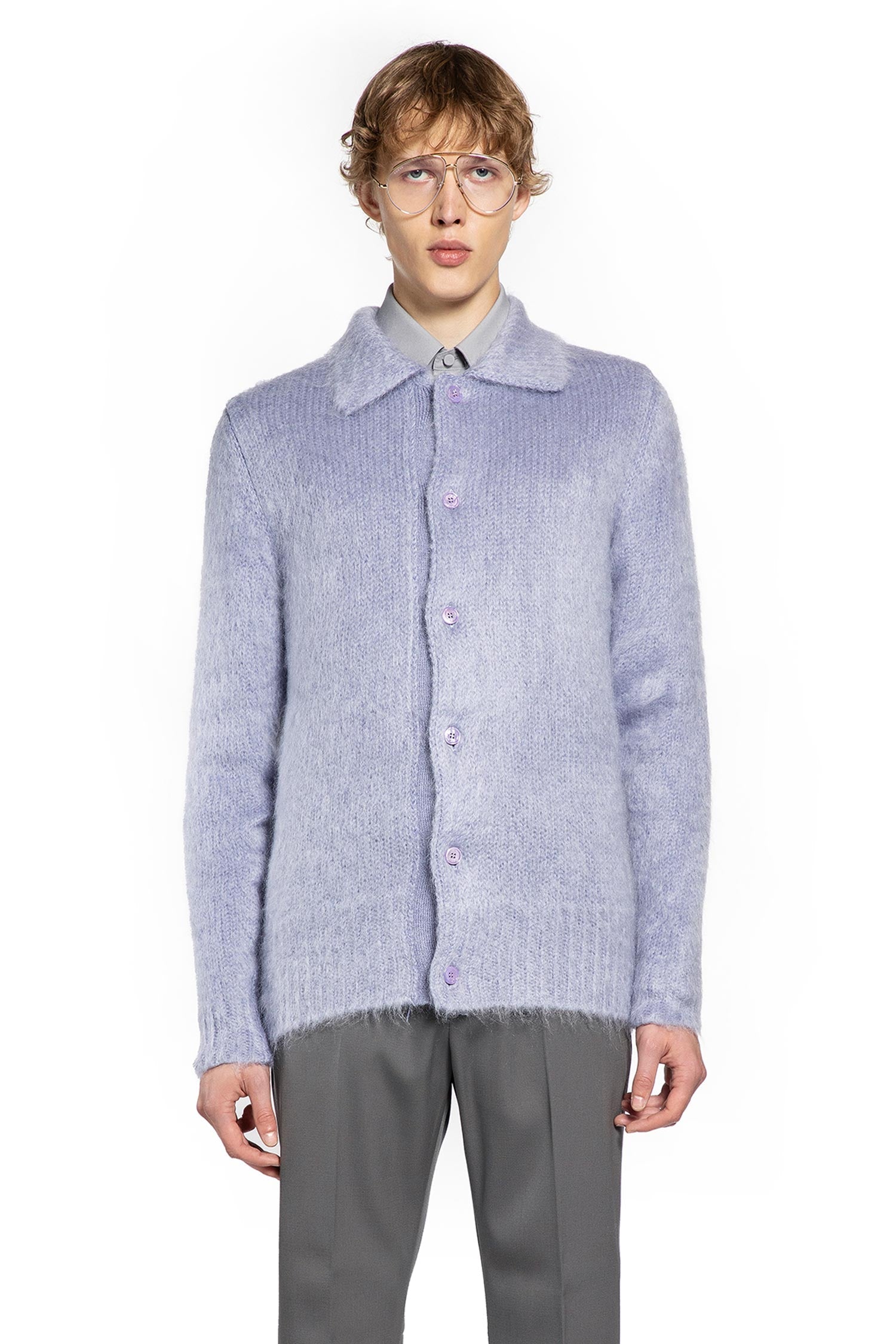 Brushed Wool Cardigan Gucci оригінал – Купити в Україні – вид ззаду