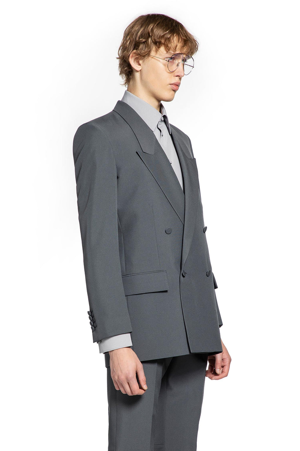 Оригінальна Double-Breasted Twill Blazer Gucci – детальний вид
