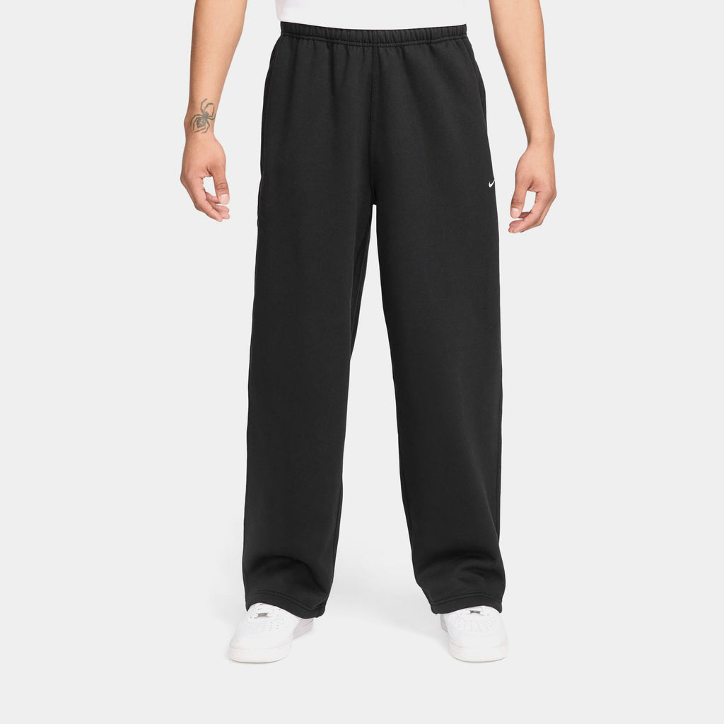 Solo Swoosh Fleece Open Hem Mens Pants Nike оригінал – Купити в Україні – боковий вид