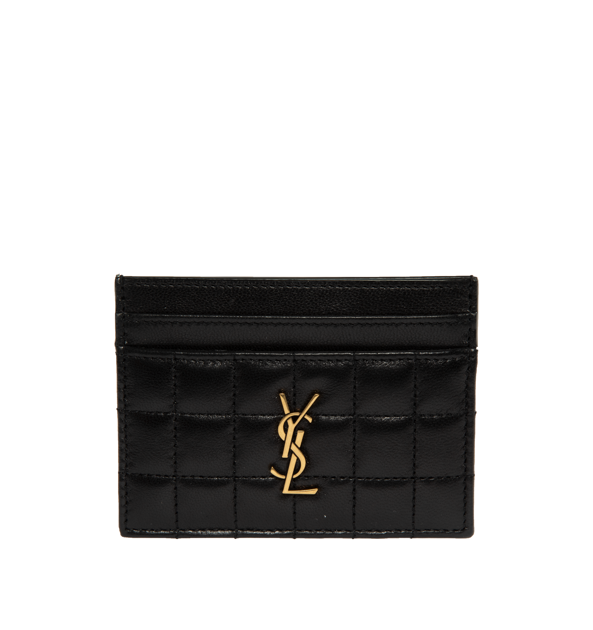 Оригінальна Cassandre Matelassé Card Case Saint laurent – боковий вид