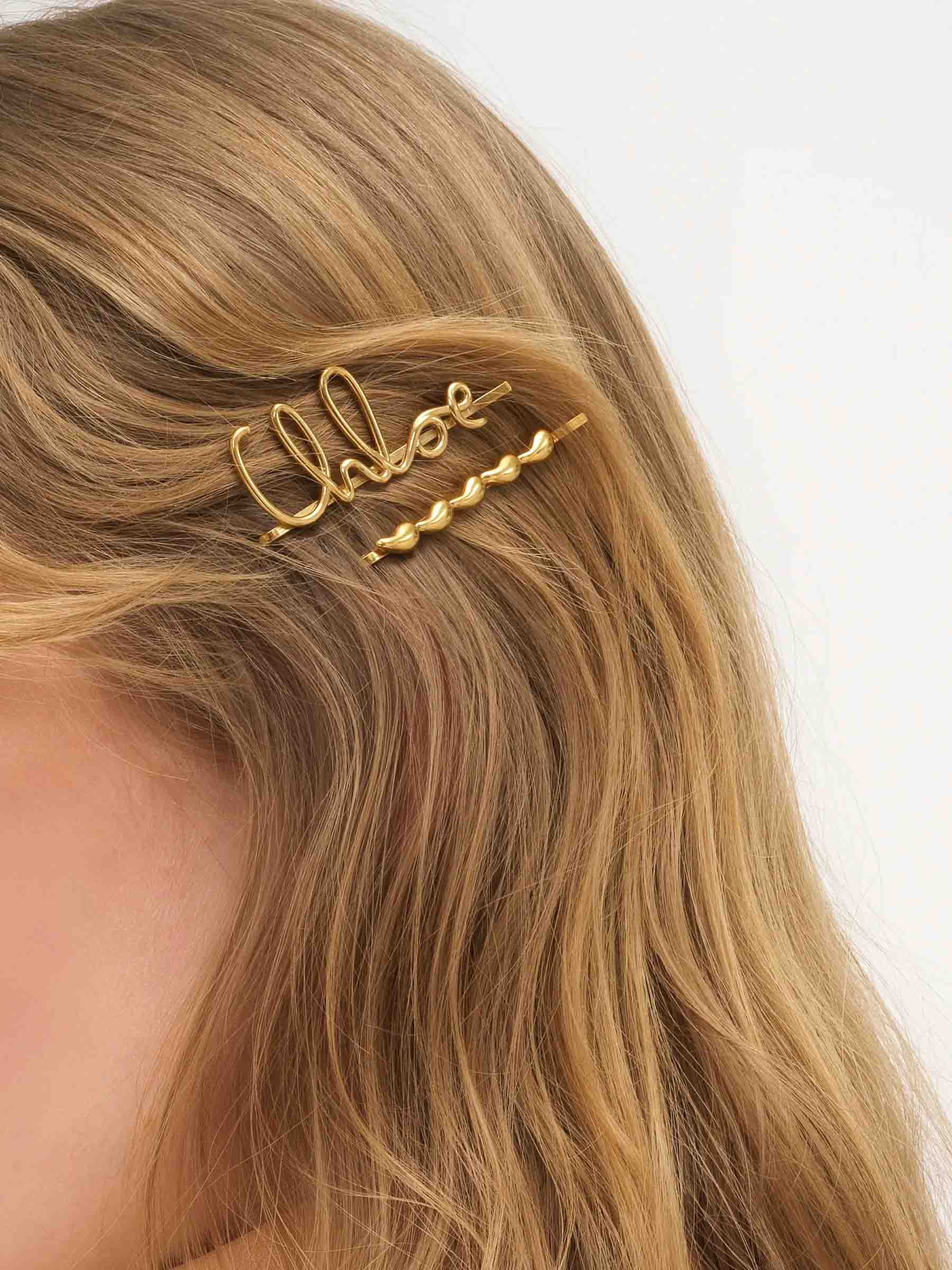 Оригінальна Hairpin Iconic Logo Chloe – вид ззаду