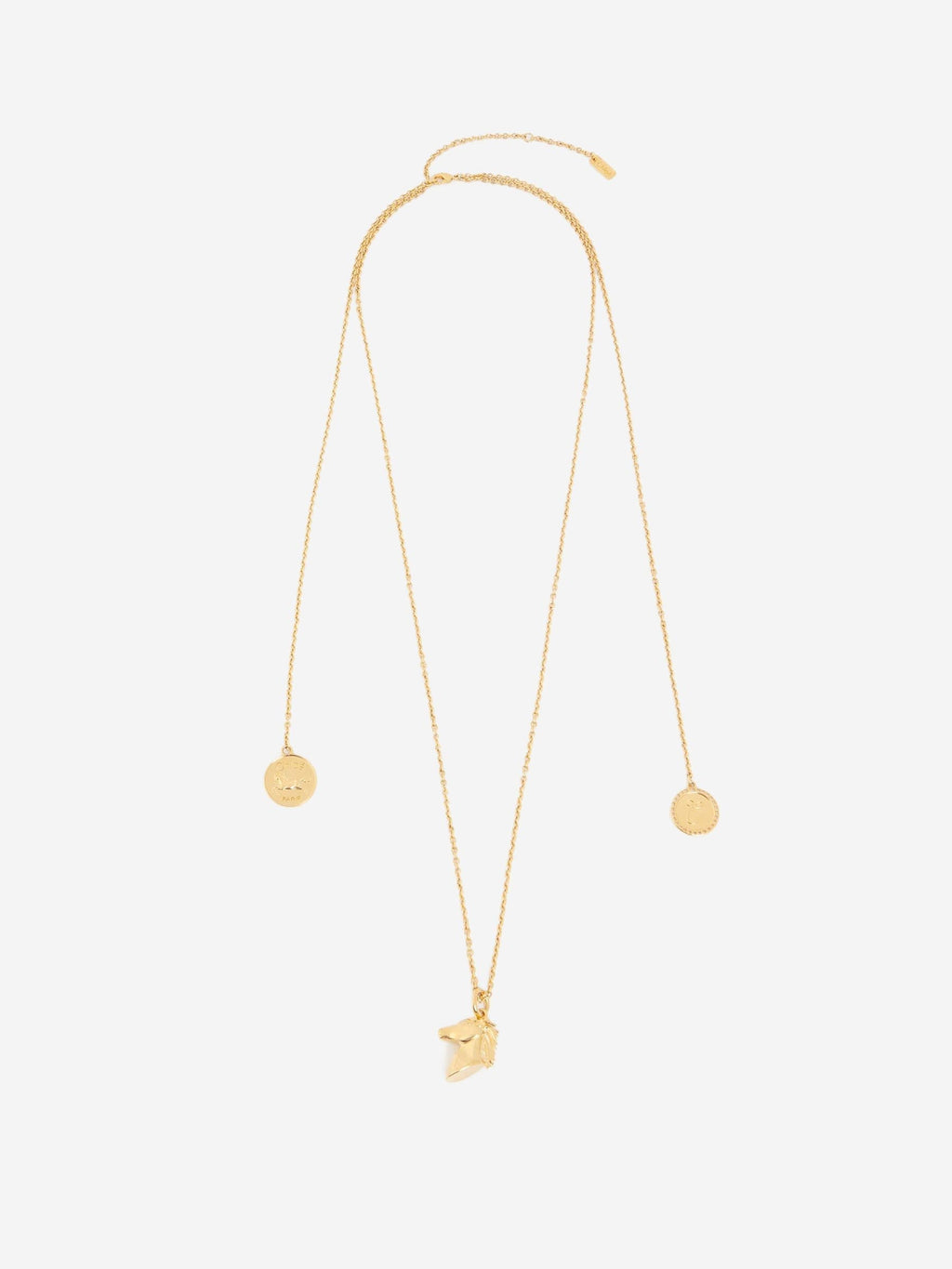 Logo Charms Necklace Chloe – Гарантія оригінальності – боковий вид