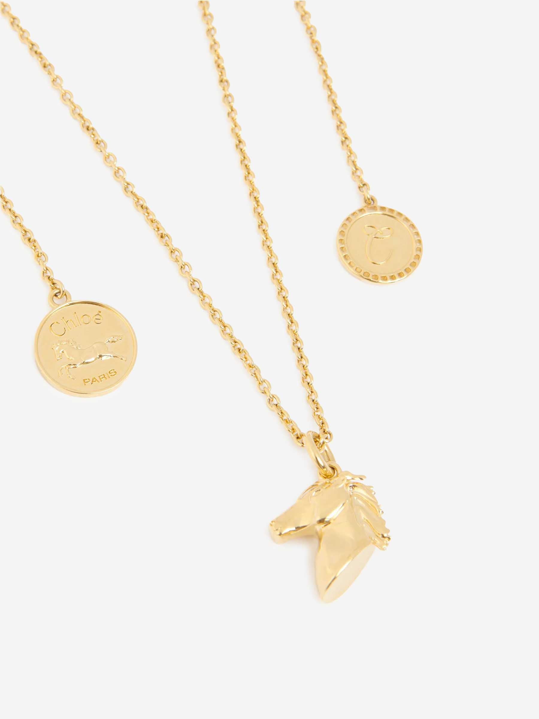 Logo Charms Necklace Chloe – Гарантія оригінальності – детальний вид