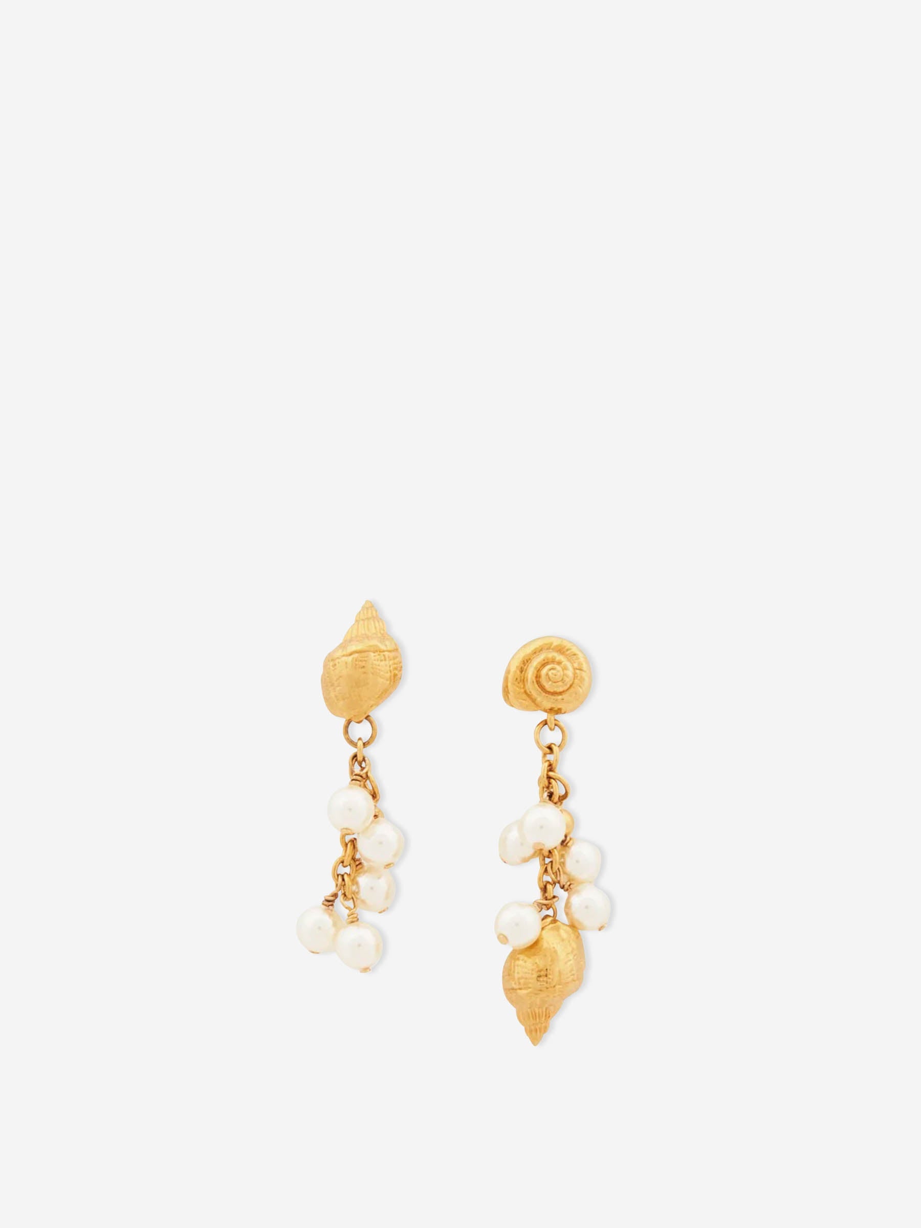 Shells Earrings Chloe оригінал – Купити в Україні – боковий вид