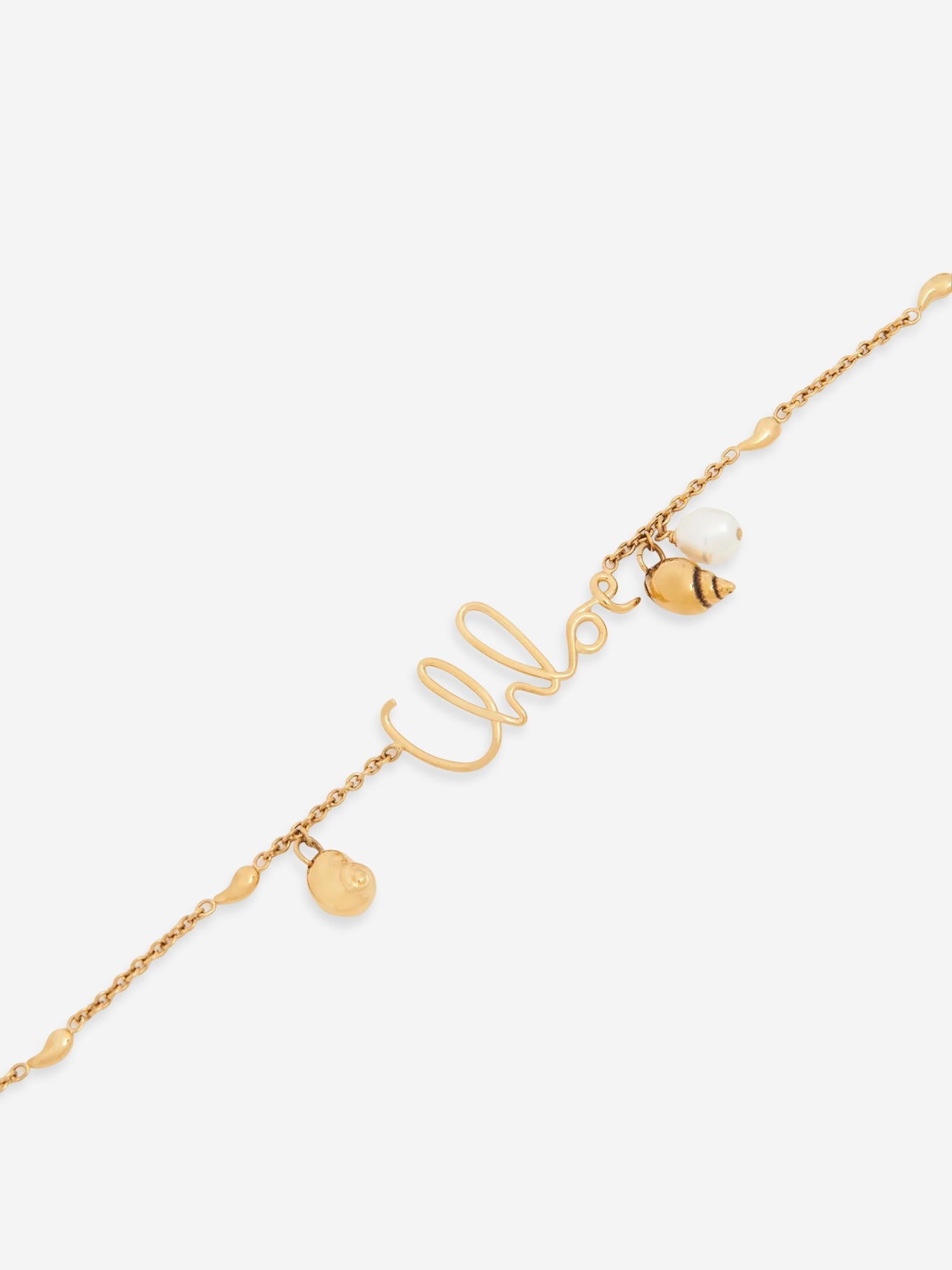Golden Shells Necklace Chloe оригінал – Купити в Україні – вид ззаду