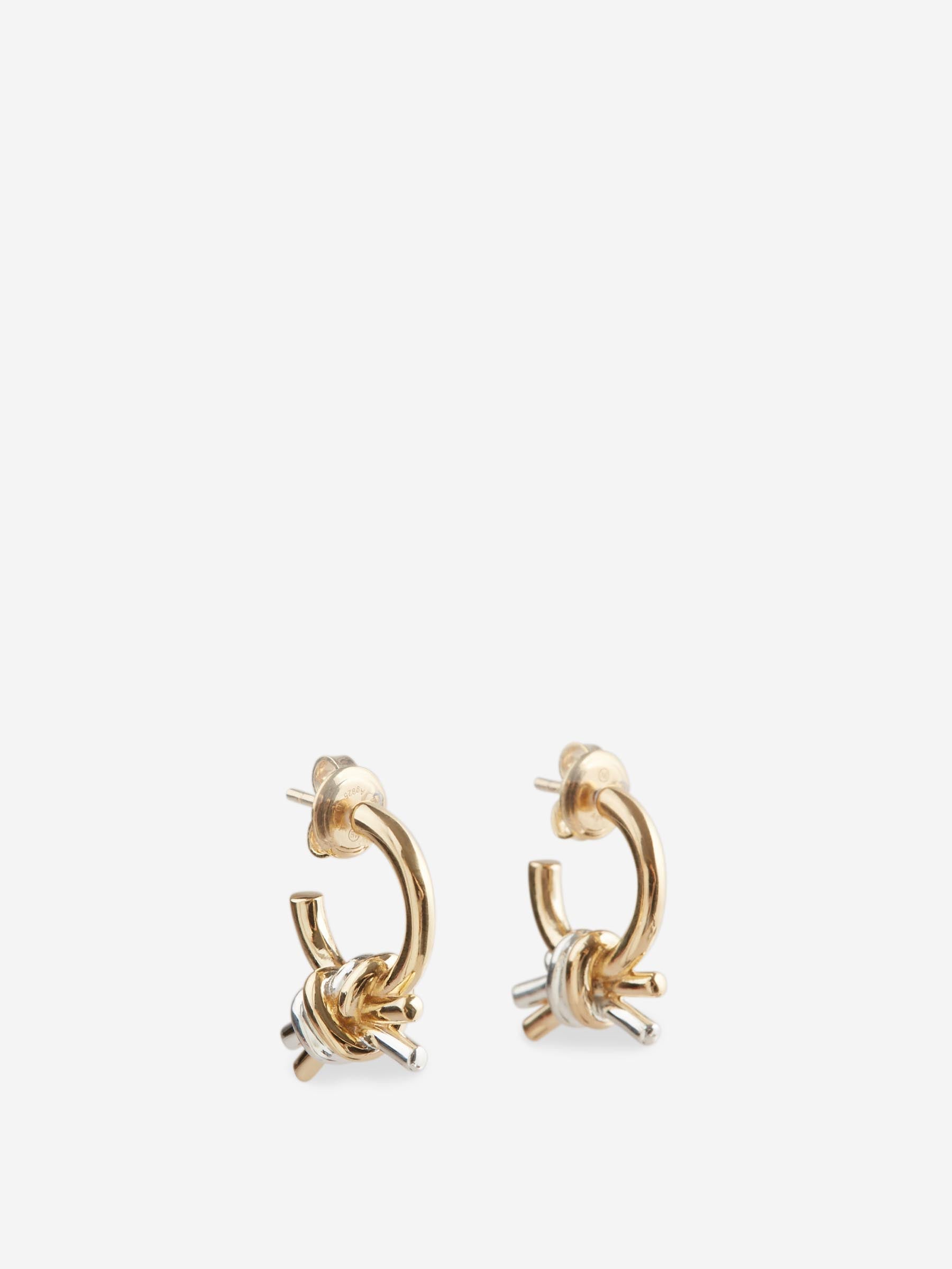 Knot Earrings Bottega veneta – Гарантія оригінальності – боковий вид