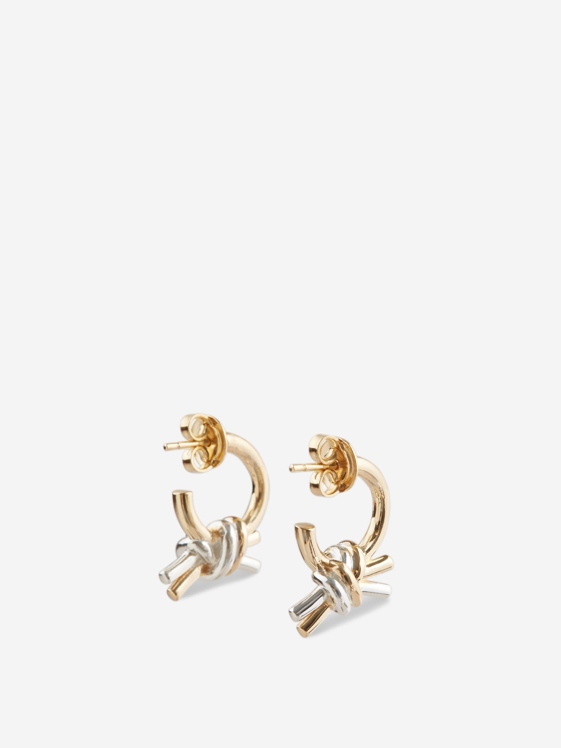 Knot Earrings Bottega veneta – Гарантія оригінальності – вид ззаду