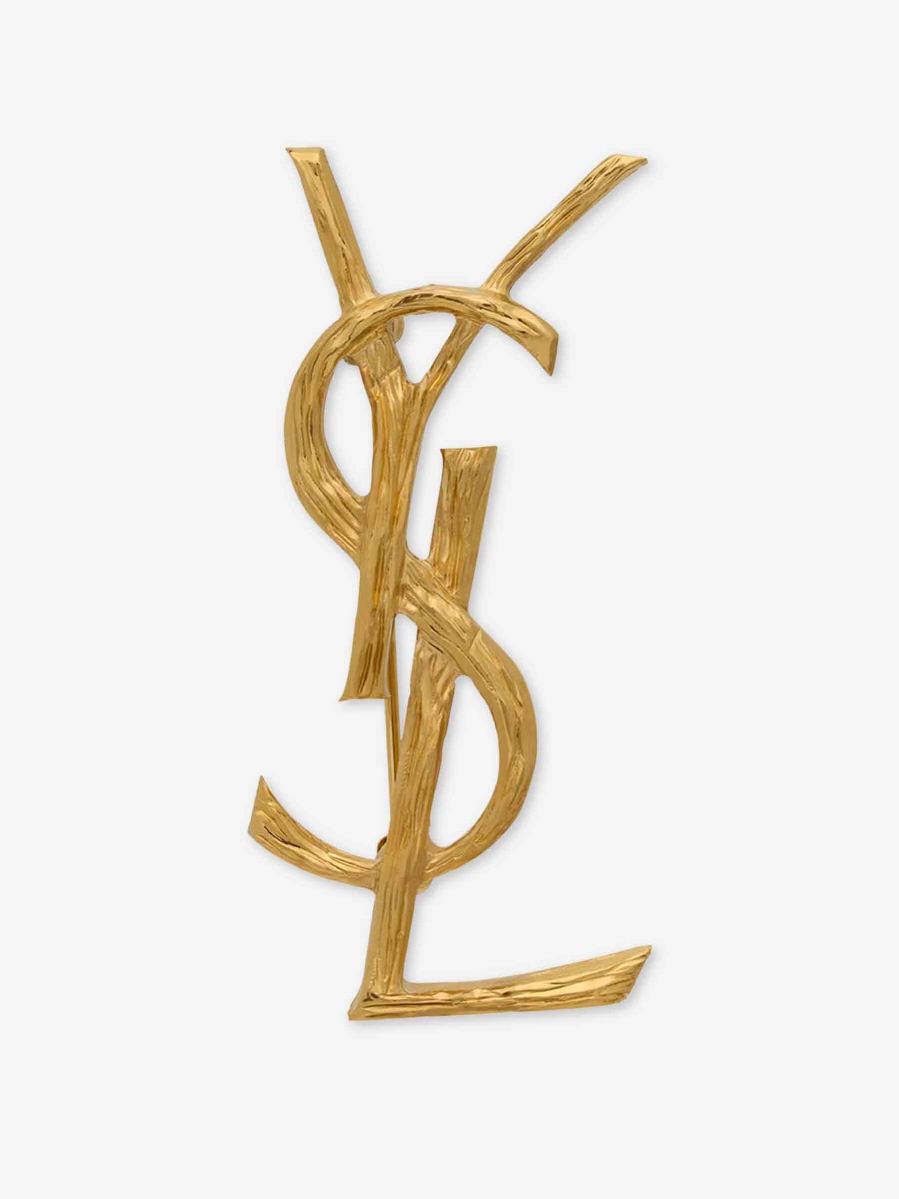 Cassandre Brooch Saint laurent – Гарантія оригінальності – боковий вид