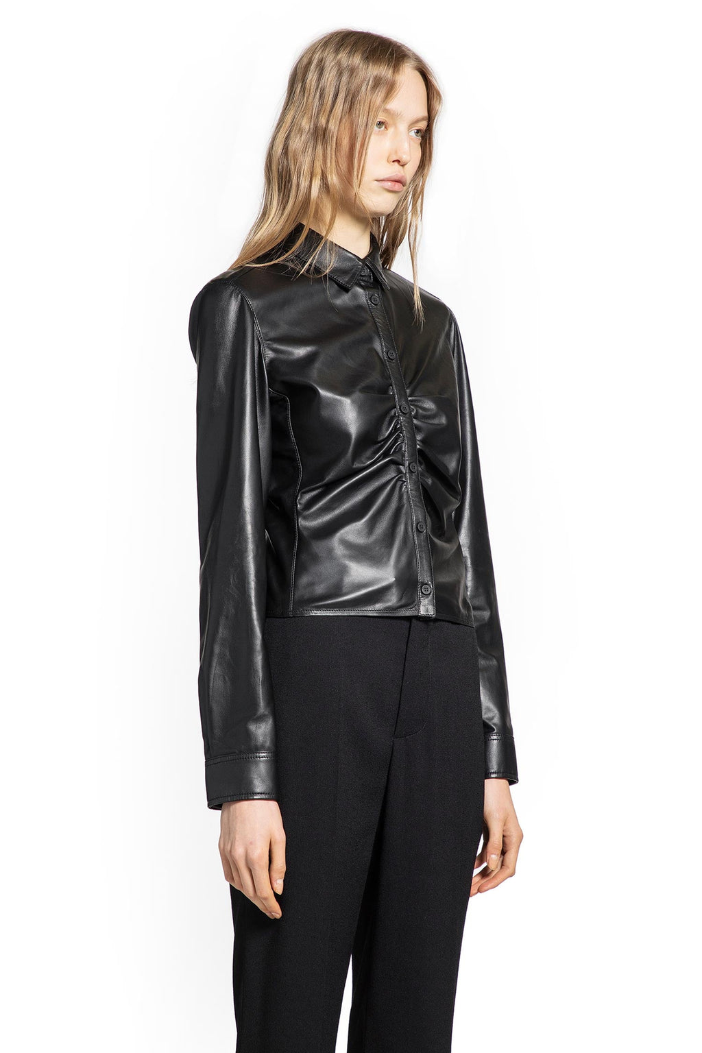 Ruched Shirt Balenciaga – Гарантія оригінальності – детальний вид