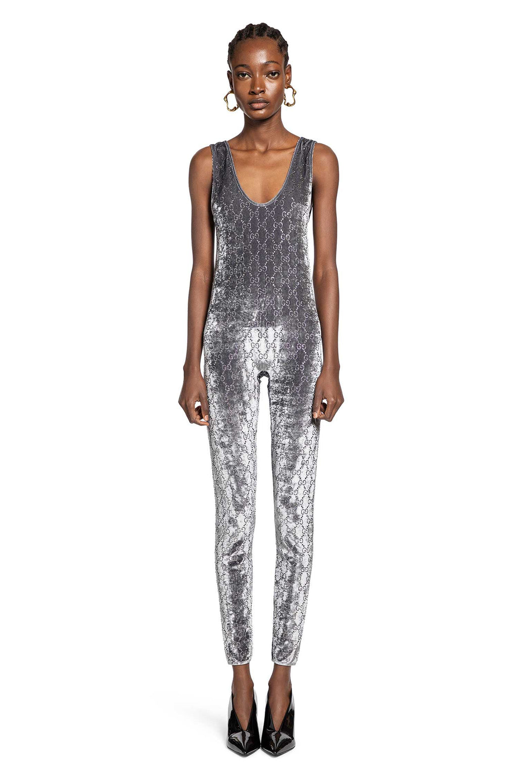 Gg Crystal Embroidered Jumpsuit Gucci оригінал – Купити в Україні – вид ззаду