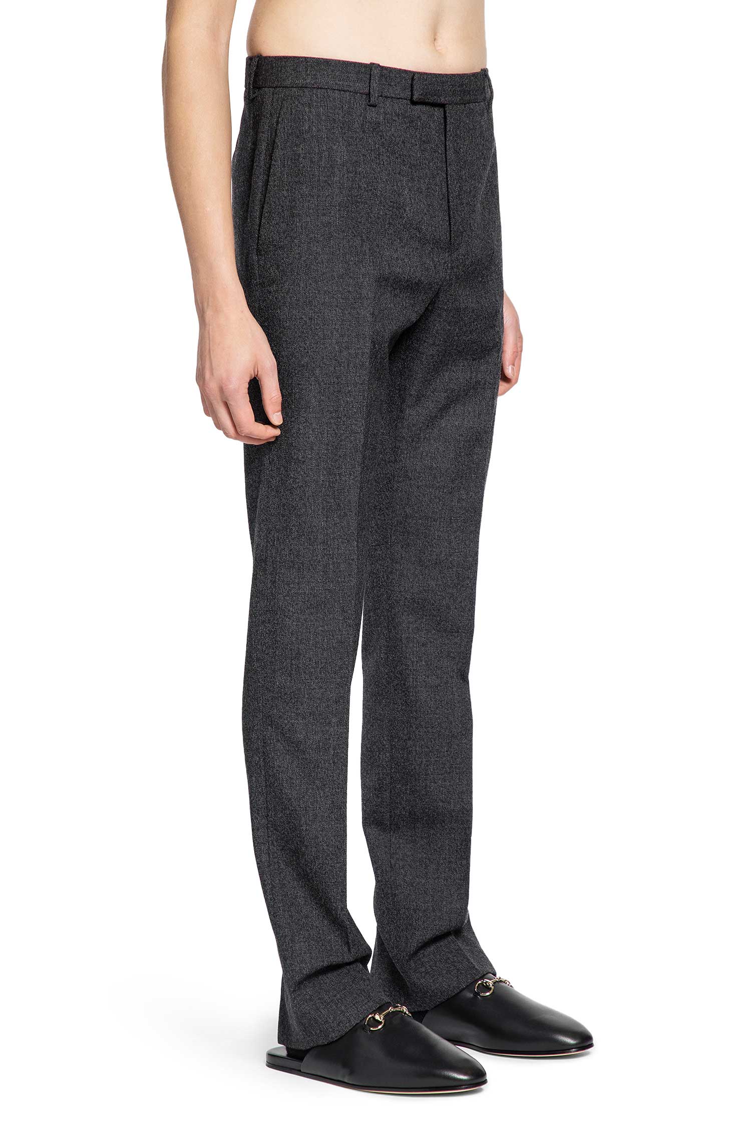 Wool Mouliné Pants Gucci – Гарантія оригінальності – детальний вид