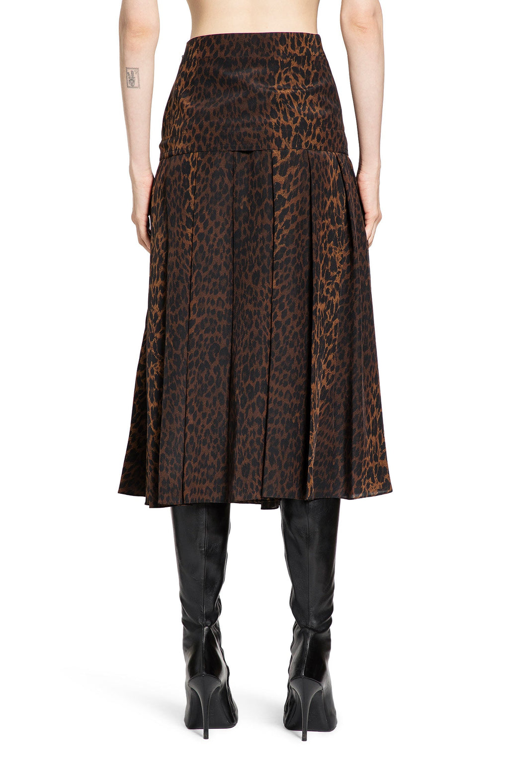 Leopard Print Godet Skirt Balenciaga – Гарантія оригінальності – збільшений вид