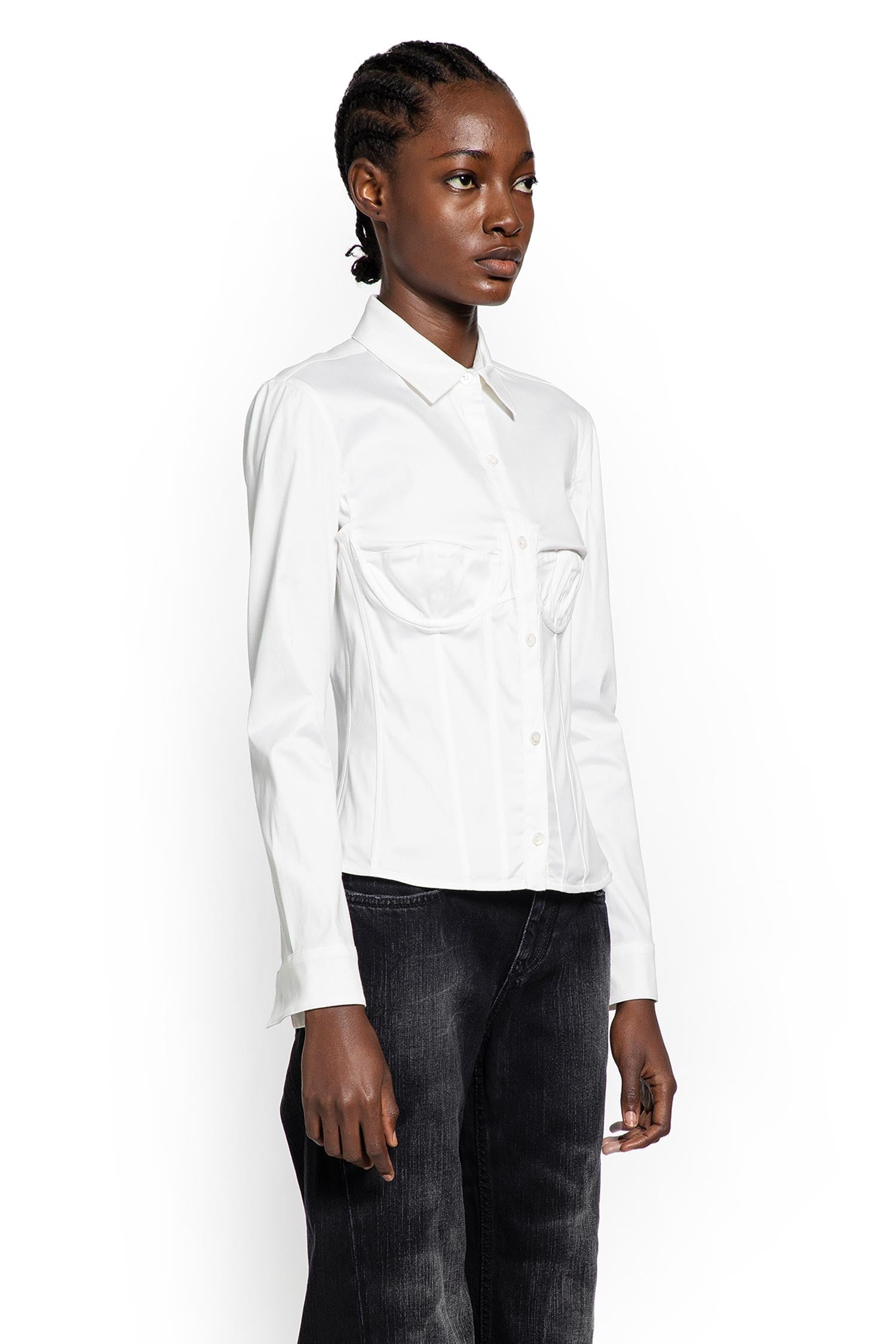 Оригінальна Long Sleeved Corseted Shirt Balenciaga – вид ззаду