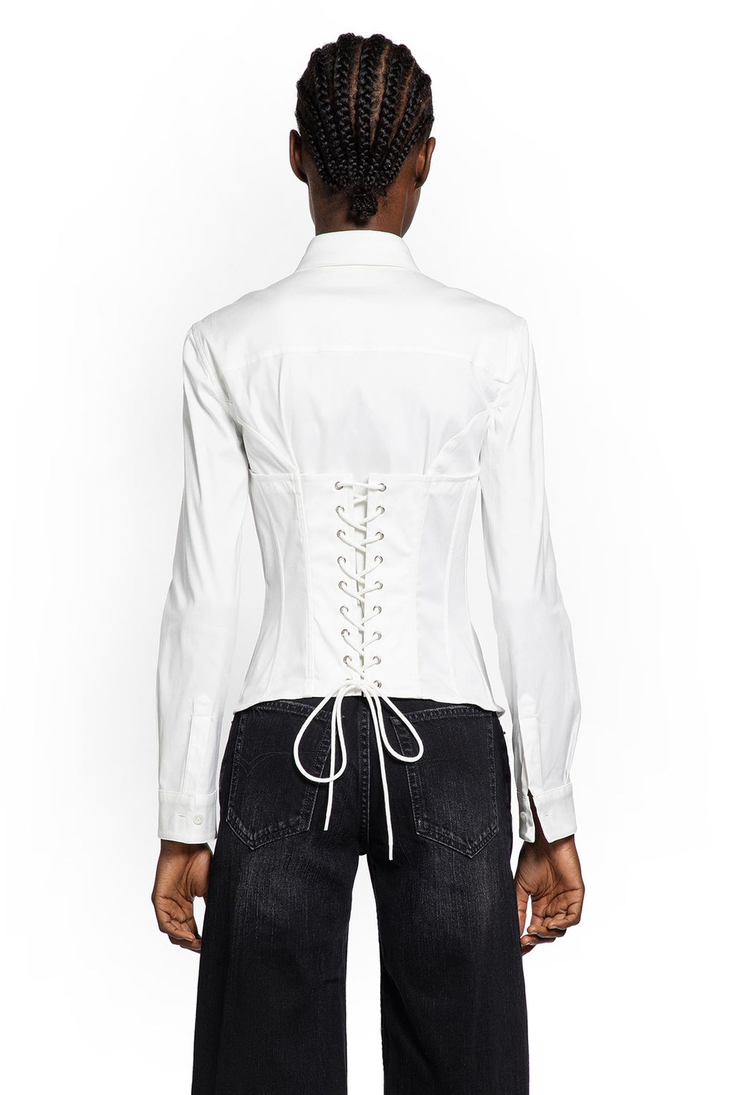 Оригінальна Long Sleeved Corseted Shirt Balenciaga – детальний вид