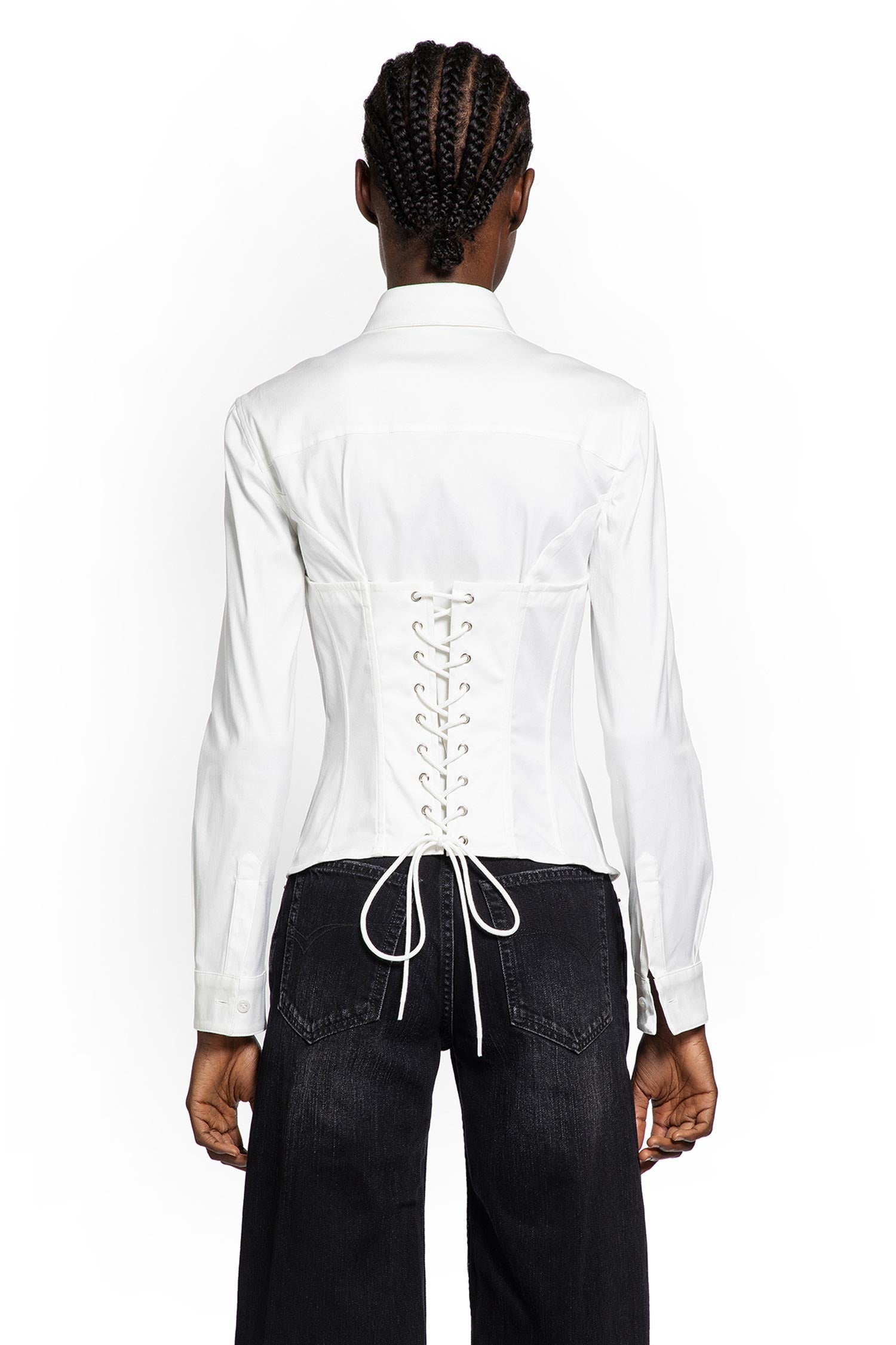 Оригінальна Long Sleeved Corseted Shirt Balenciaga – детальний вид