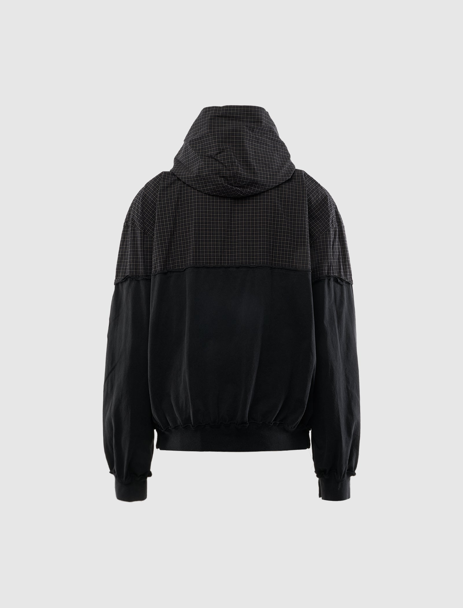 Check Poplin Hoodie Balenciaga – Гарантія оригінальності – детальний вид
