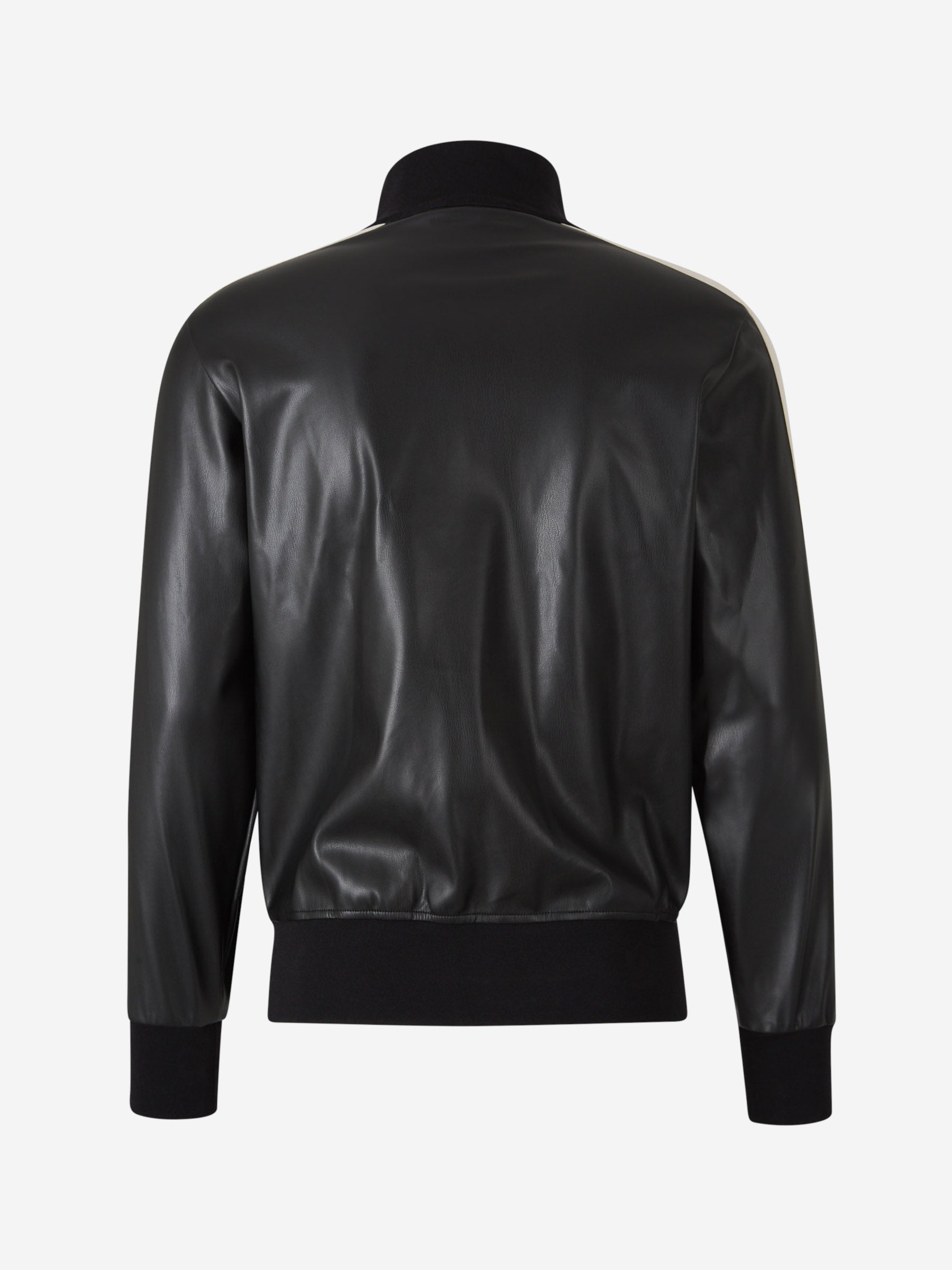 Оригінальна Logo Stripe Leather Jacket Palm angels – детальний вид