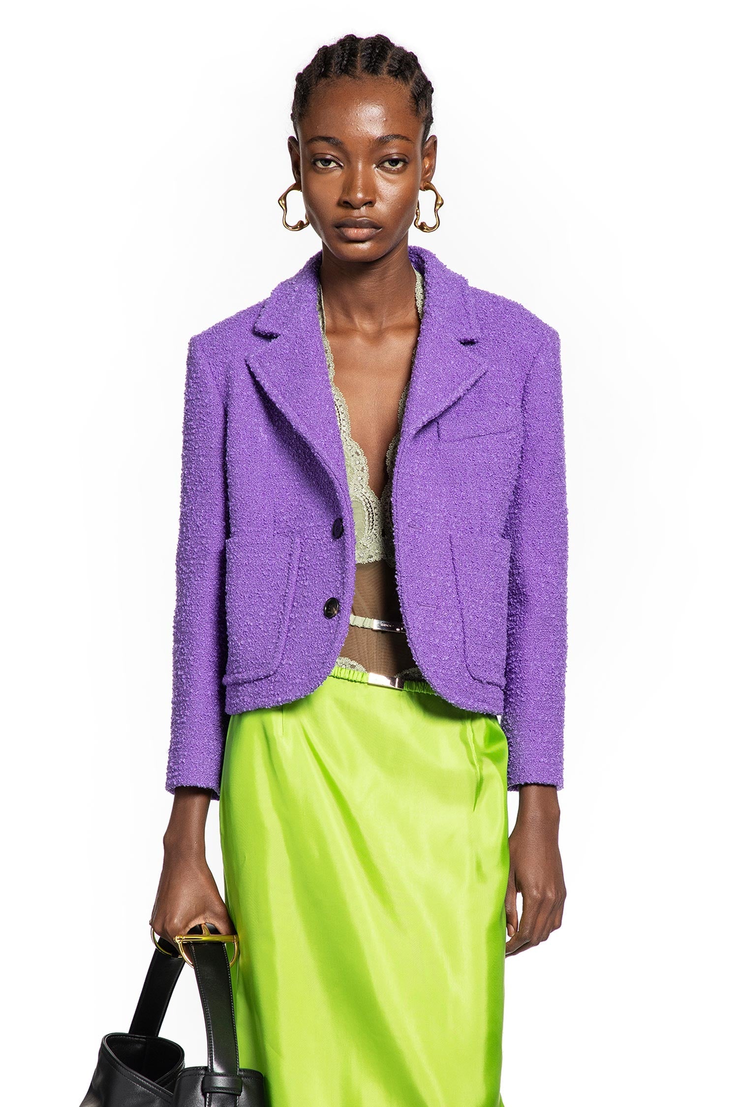 Оригінальна Bouclé Blazer Gucci – боковий вид