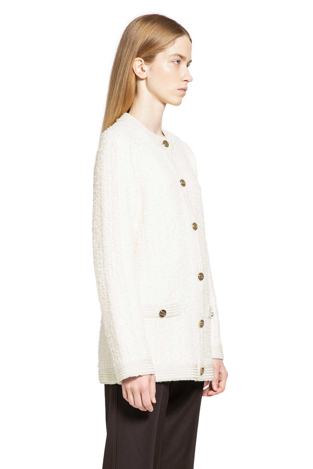 Bouclé Lurex Wool Cardigan Gucci оригінал – Купити в Україні – детальний вид