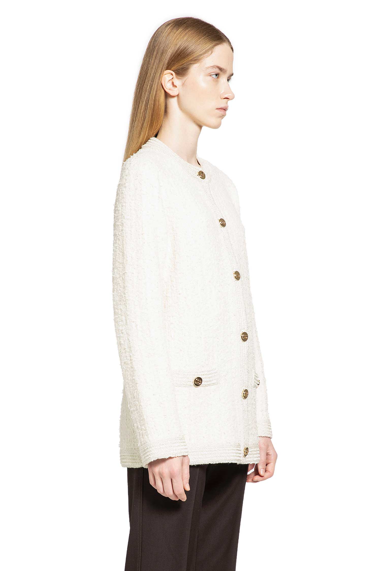 Bouclé Lurex Wool Cardigan Gucci оригінал – Купити в Україні – детальний вид