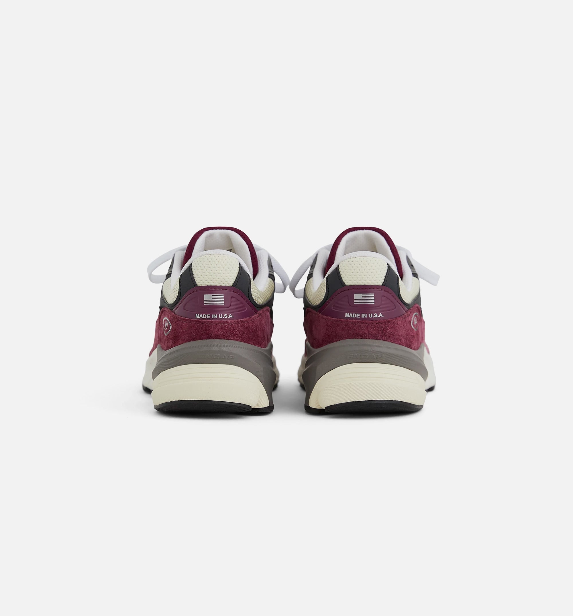 990v6 Dark Ember Mens Lifestyle Shoe New balance оригінал – Купити в Україні – вид ззаду