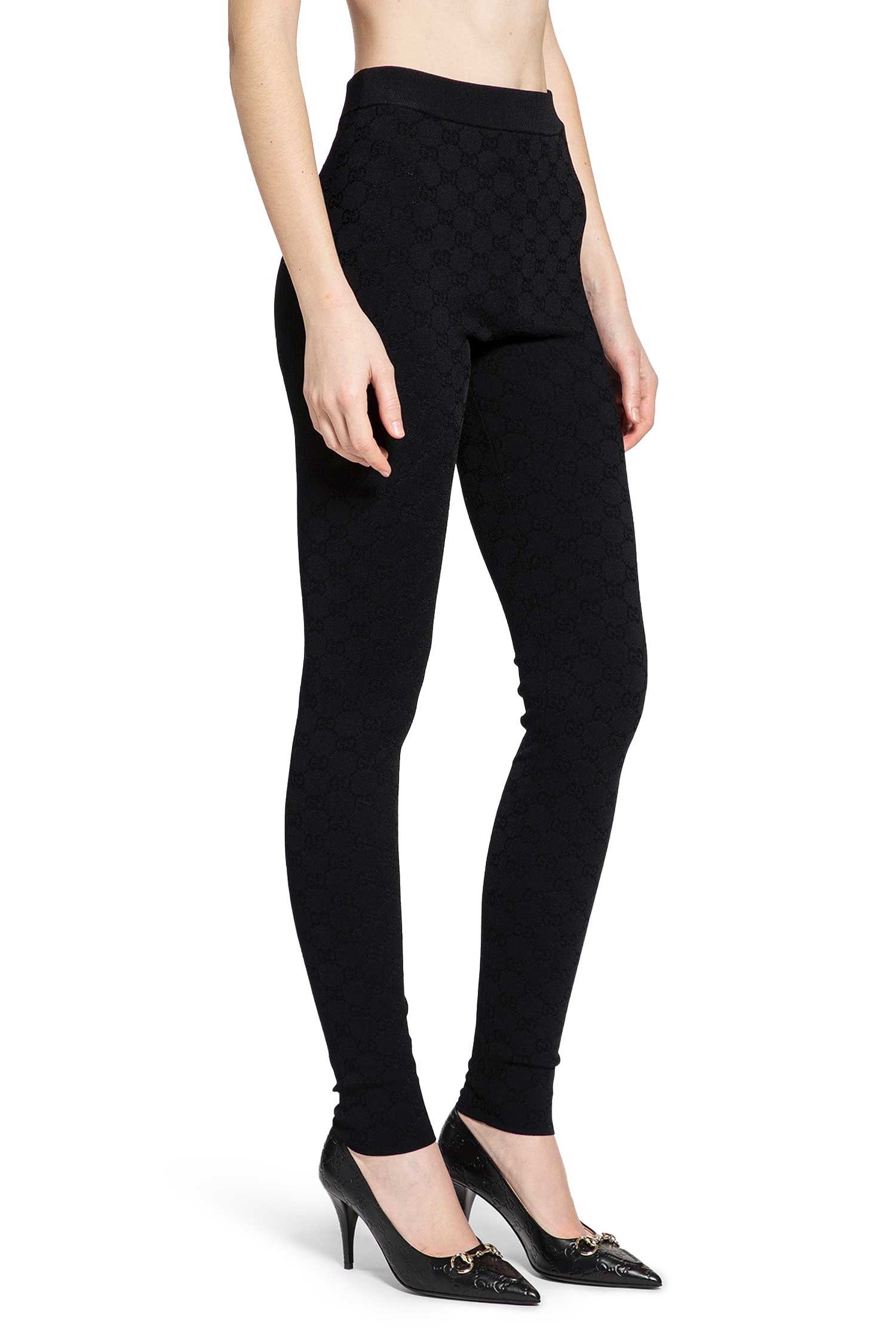 Оригінальна Viscose Gg Jacquard Leggings Gucci – детальний вид