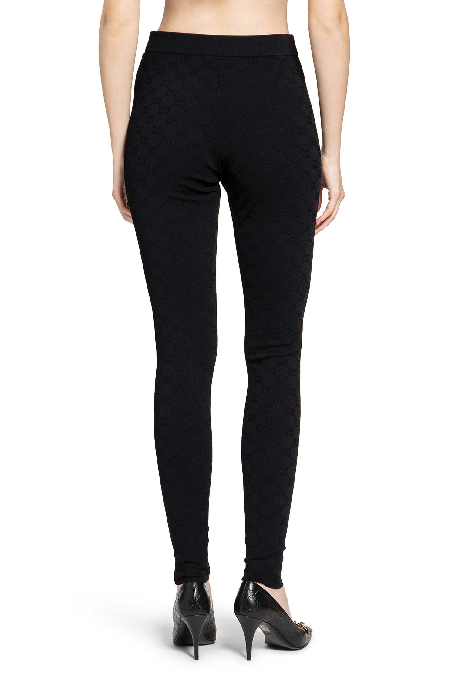 Оригінальна Viscose Gg Jacquard Leggings Gucci – збільшений вид