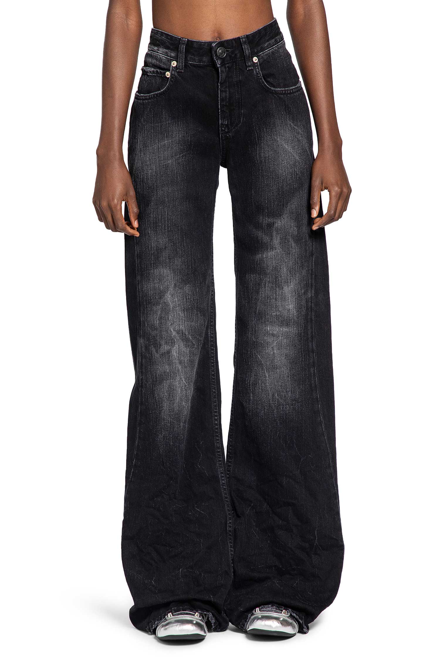 Wide Leg Pants Balenciaga – Гарантія оригінальності – вид ззаду