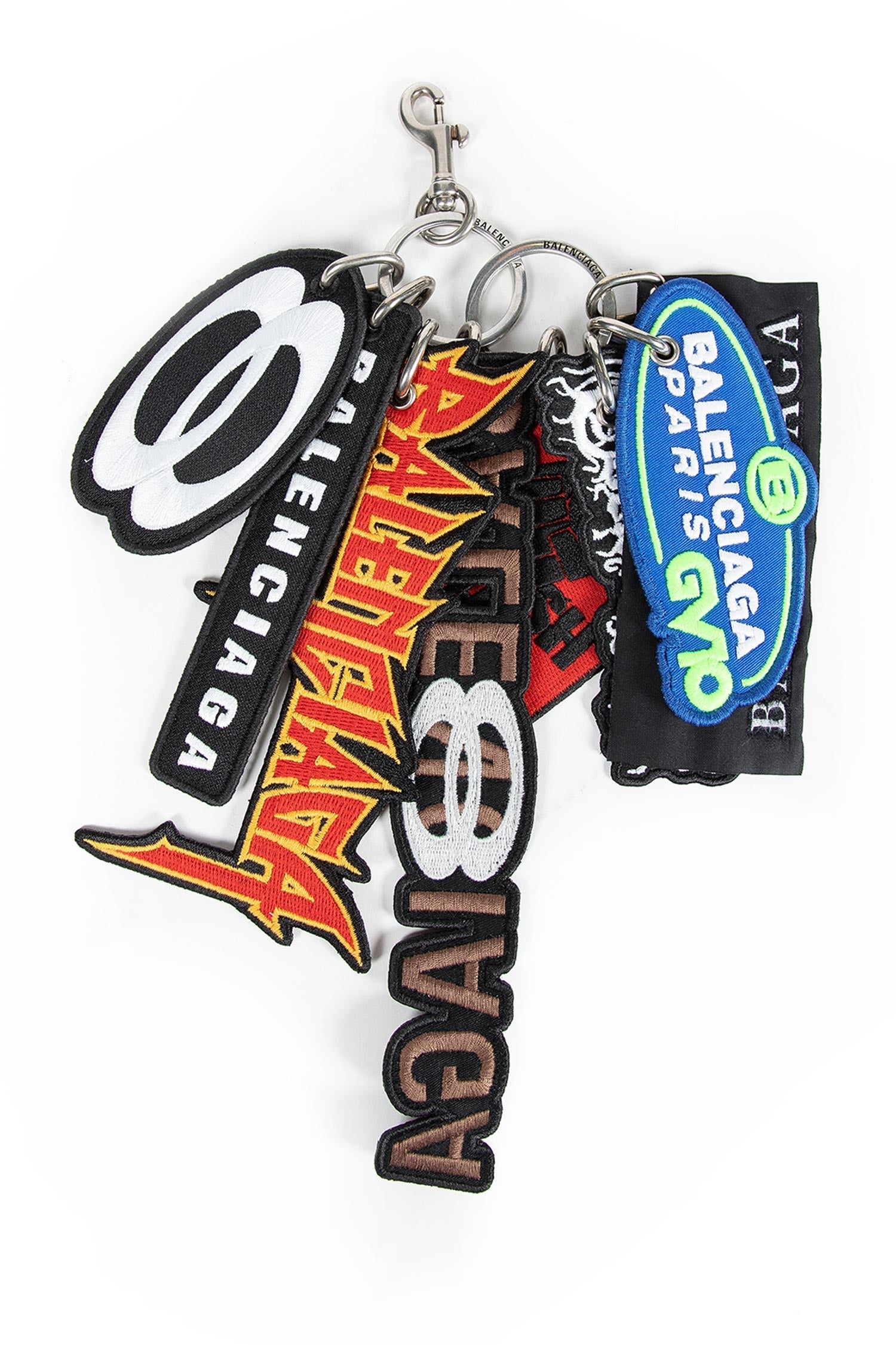 Оригінальна Keyring Patches Balenciaga – боковий вид