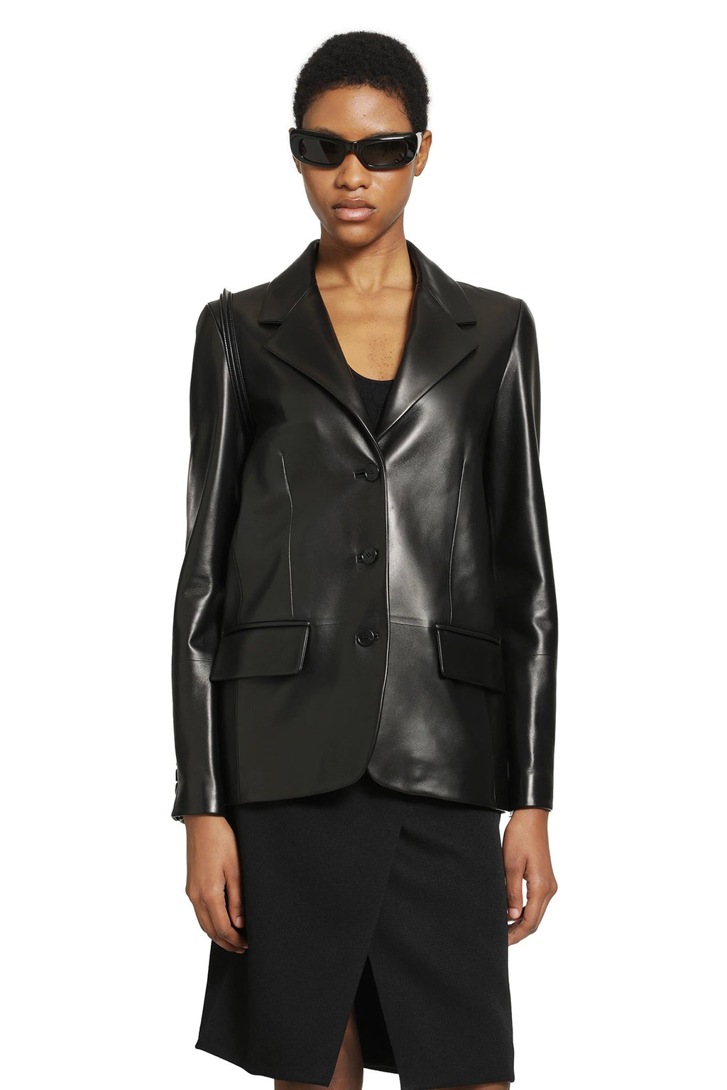 Leather Blazer Gucci – Гарантія оригінальності – боковий вид