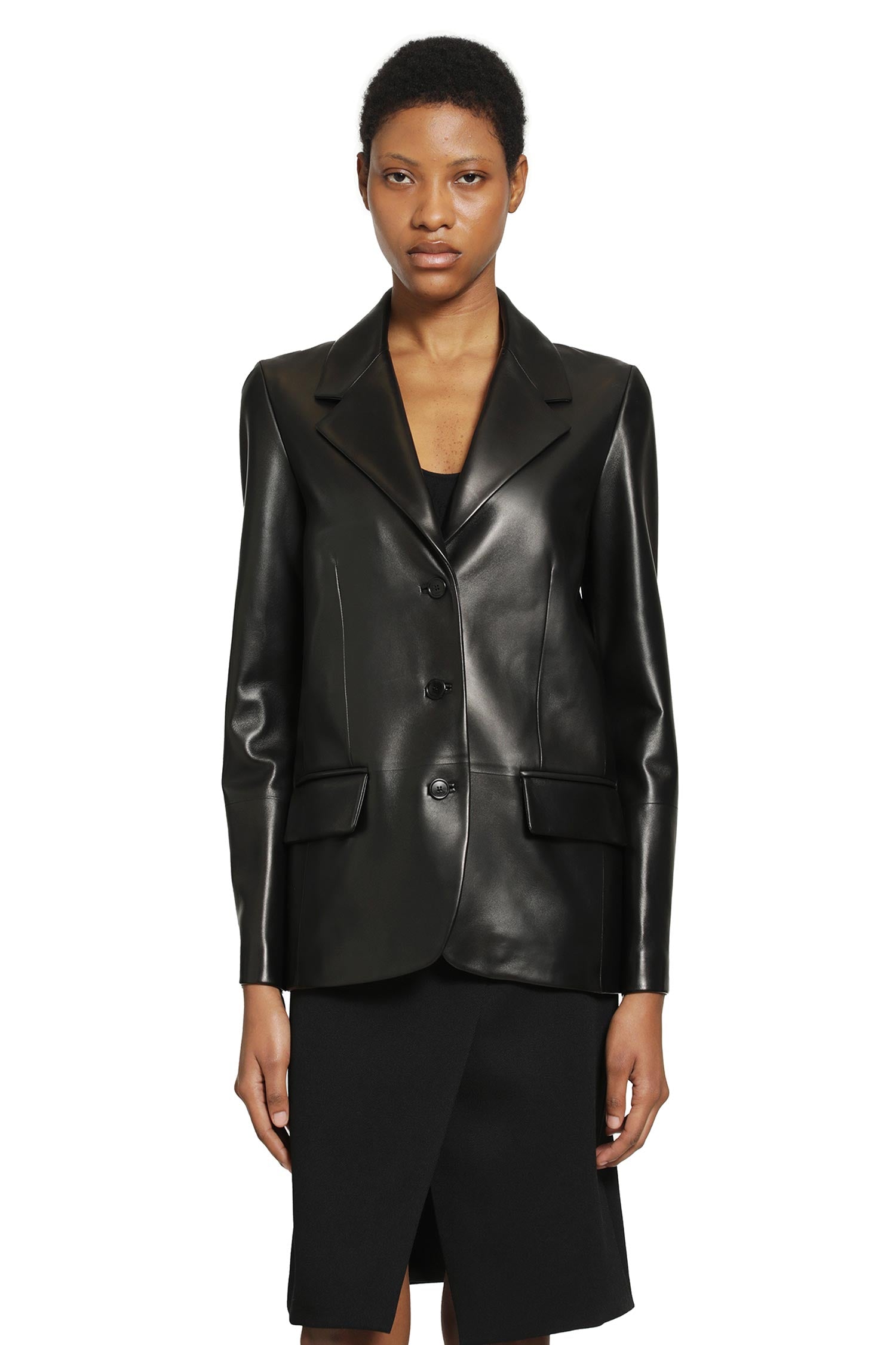 Leather Blazer Gucci – Гарантія оригінальності – вид ззаду