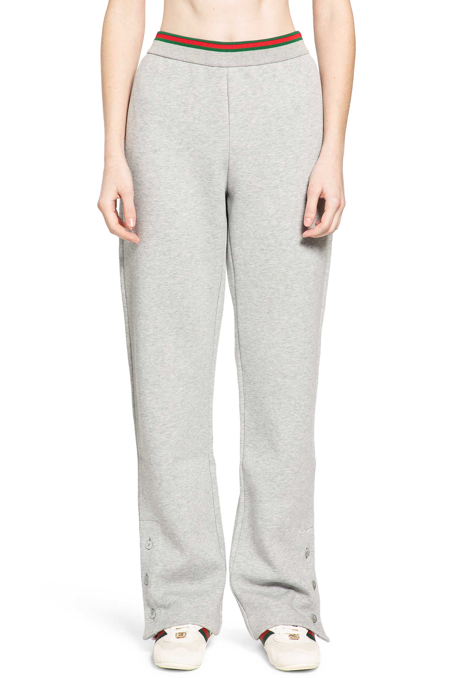 Оригінальна Cotton Jersey Leisure Trousers With Web Gucci – вид ззаду