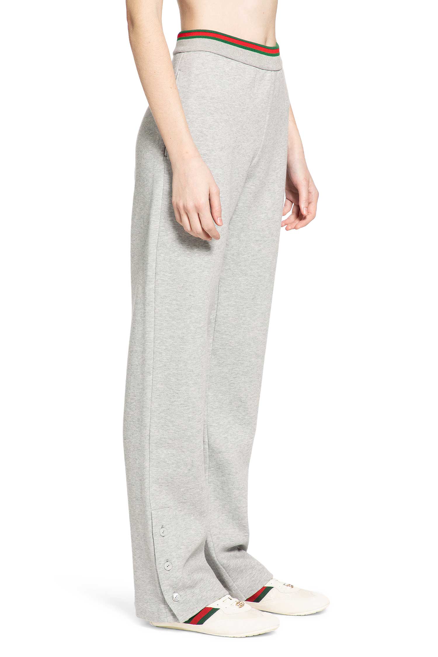 Оригінальна Cotton Jersey Leisure Trousers With Web Gucci – детальний вид