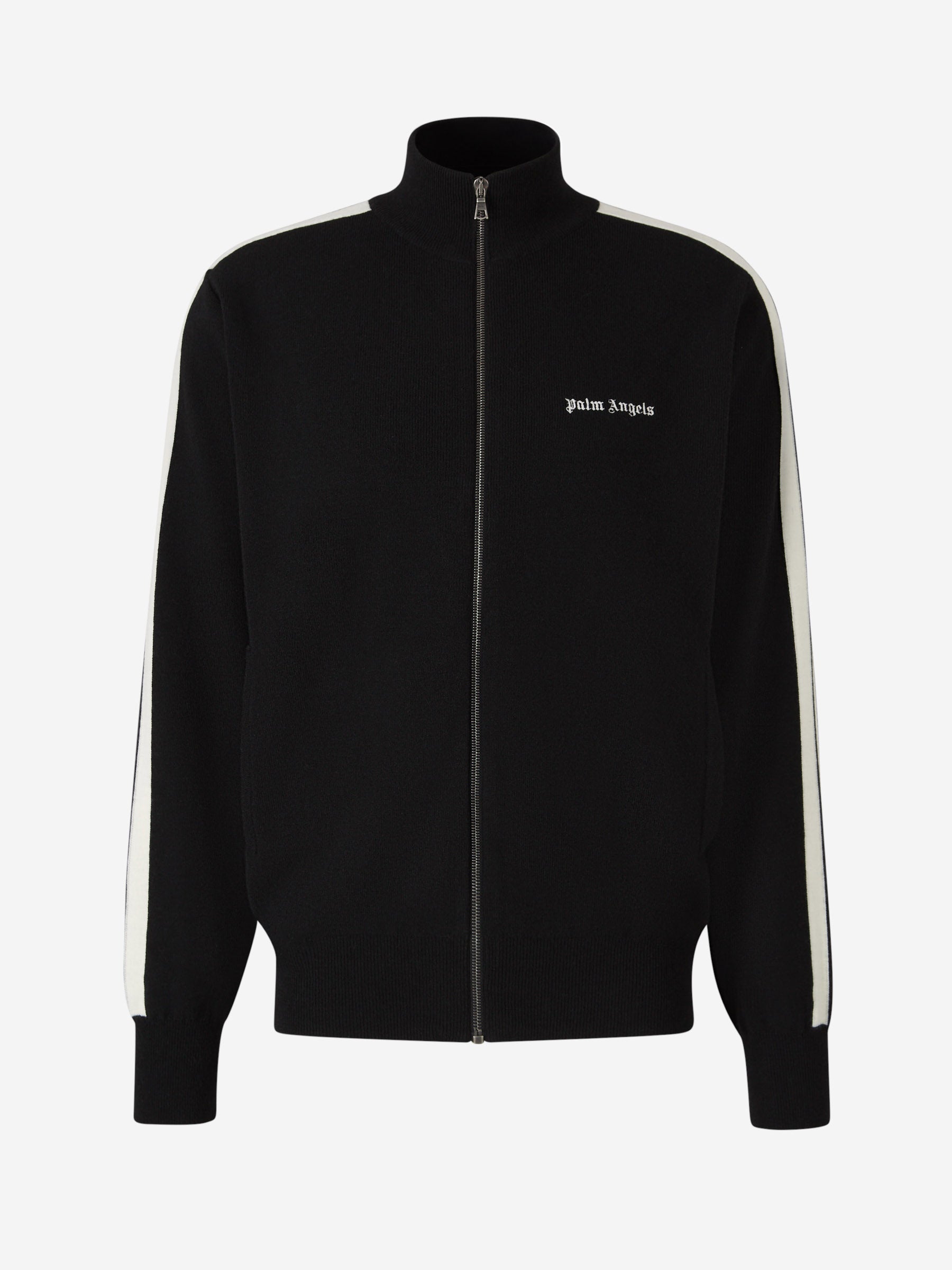 Logo Knitted Jacket Palm angels – Гарантія оригінальності – боковий вид