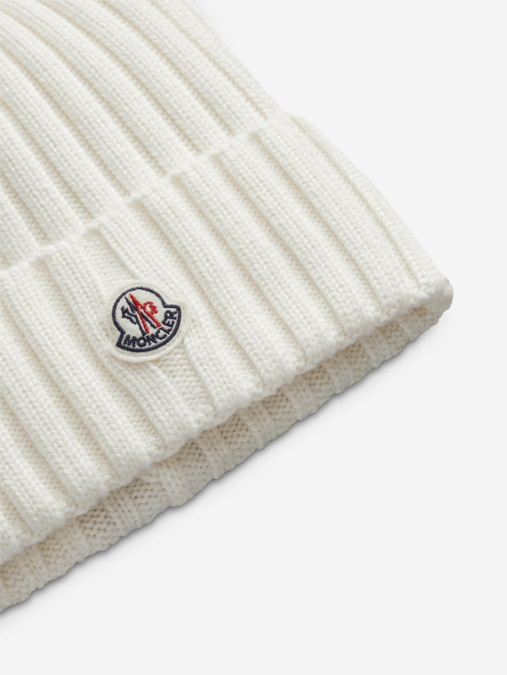 Wool Logo Beanie Moncler – Гарантія оригінальності – детальний вид