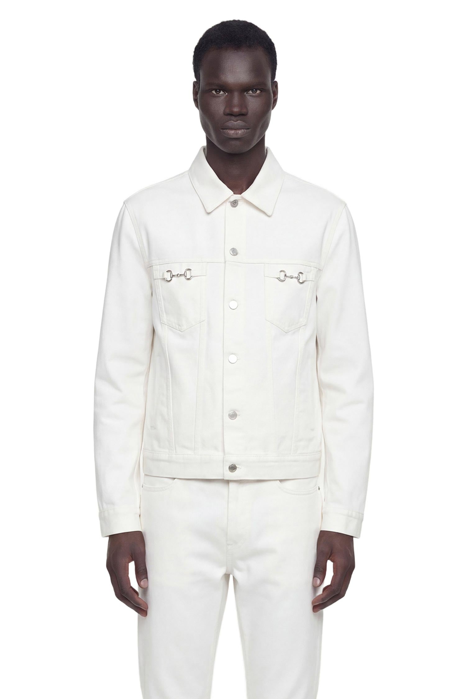 Horsebit Denim Jacket Gucci оригінал – Купити в Україні – боковий вид