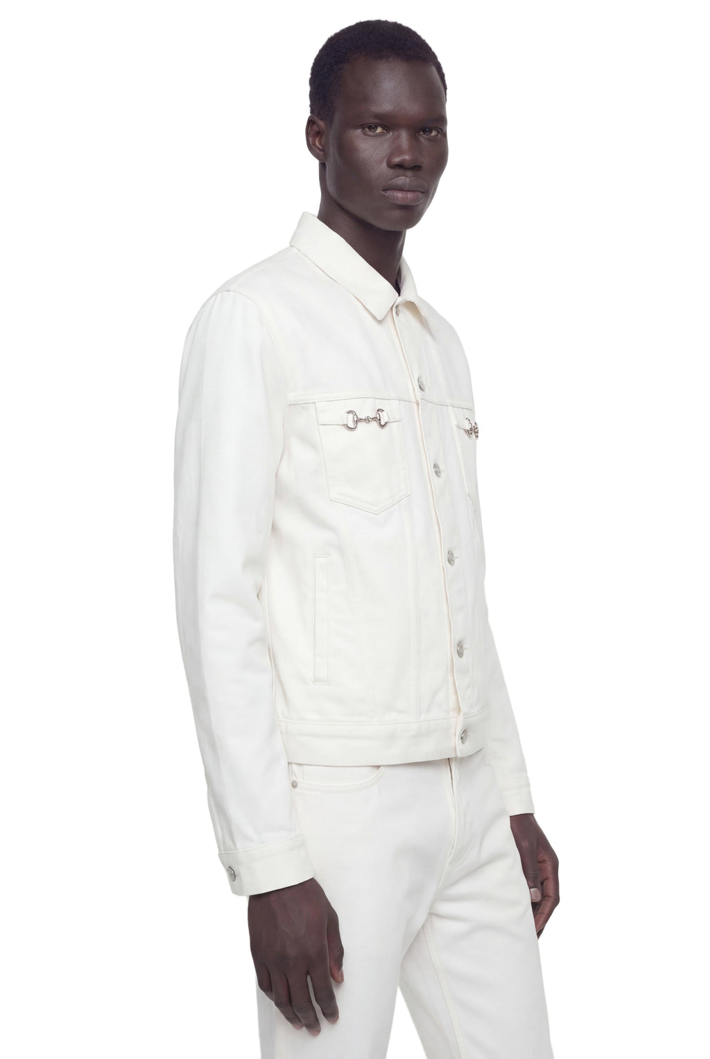 Horsebit Denim Jacket Gucci оригінал – Купити в Україні – вид ззаду