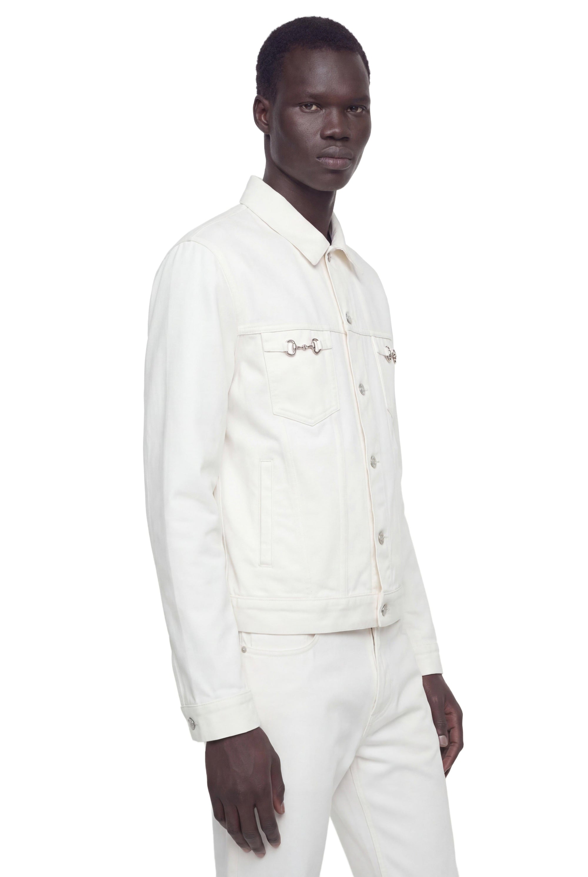 Horsebit Denim Jacket Gucci оригінал – Купити в Україні – вид ззаду