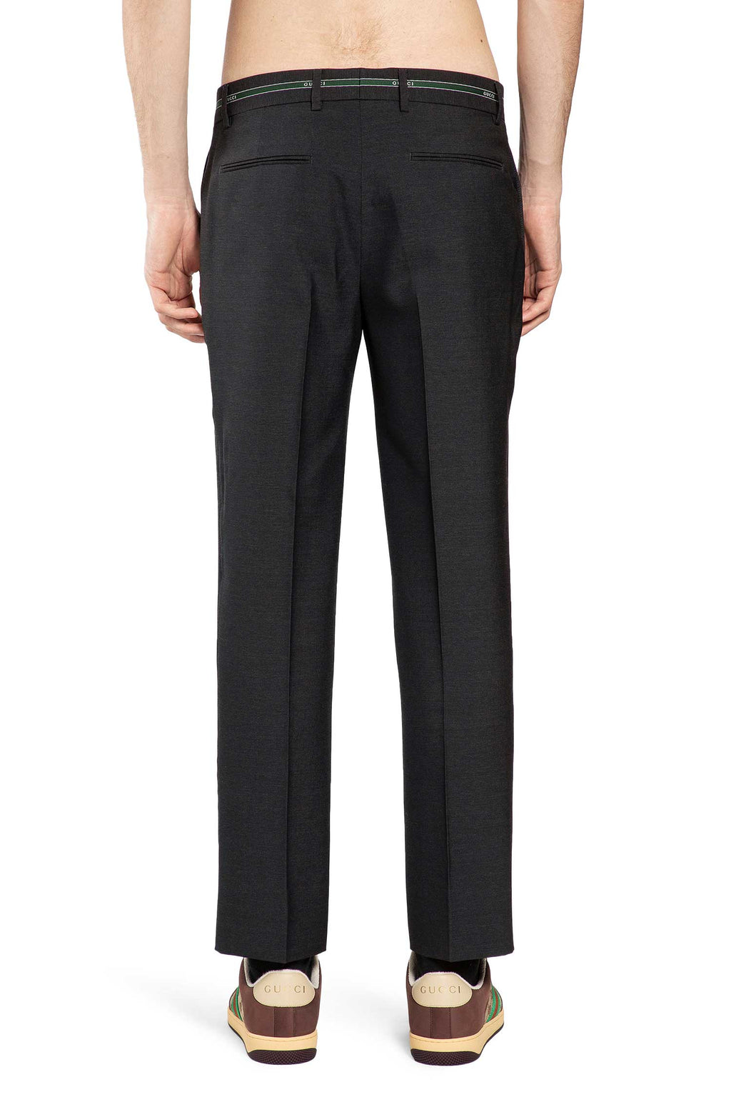 Оригінальна Wool Straight Leg Pants Gucci – збільшений вид
