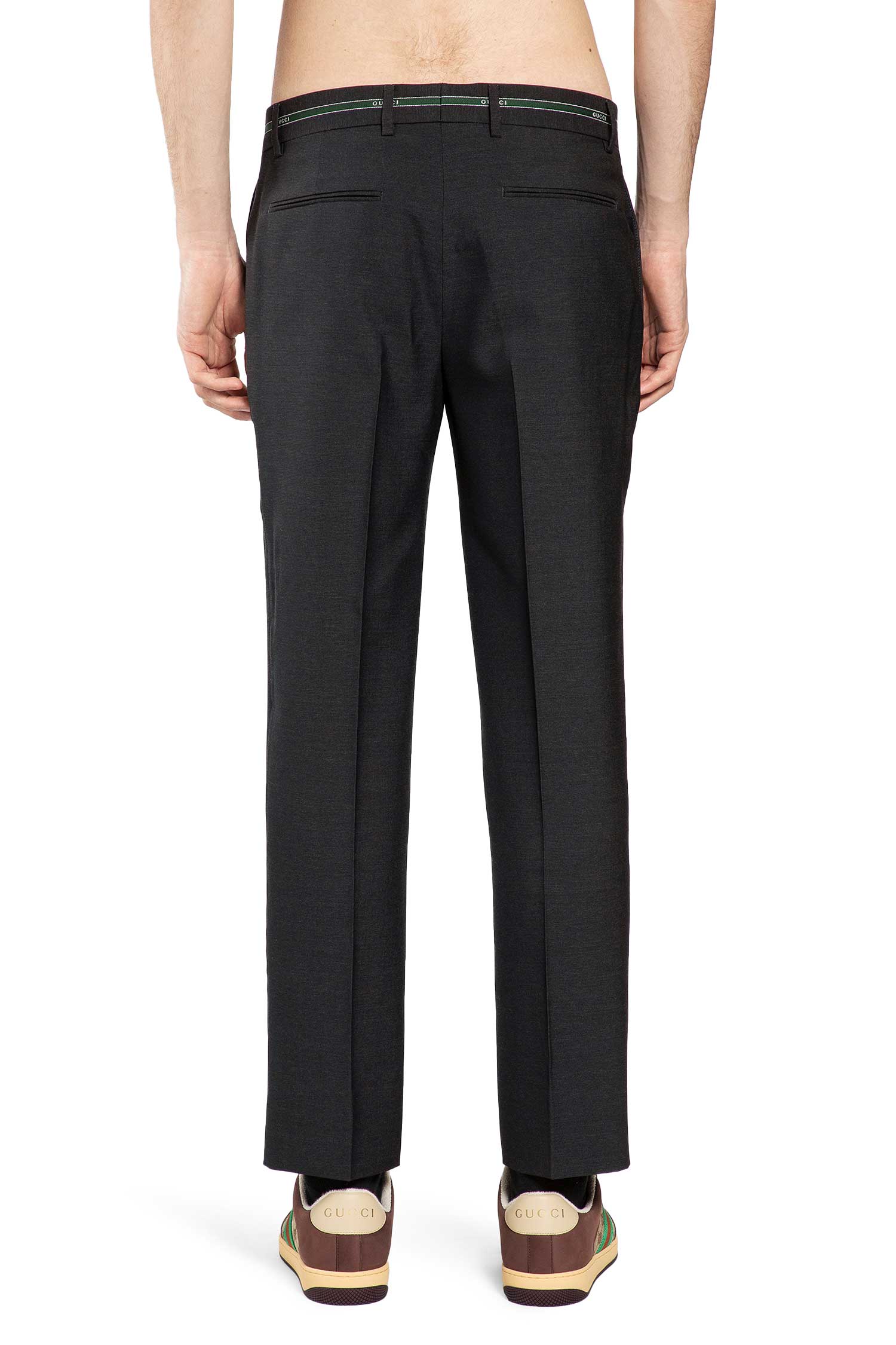 Оригінальна Wool Straight Leg Pants Gucci – збільшений вид
