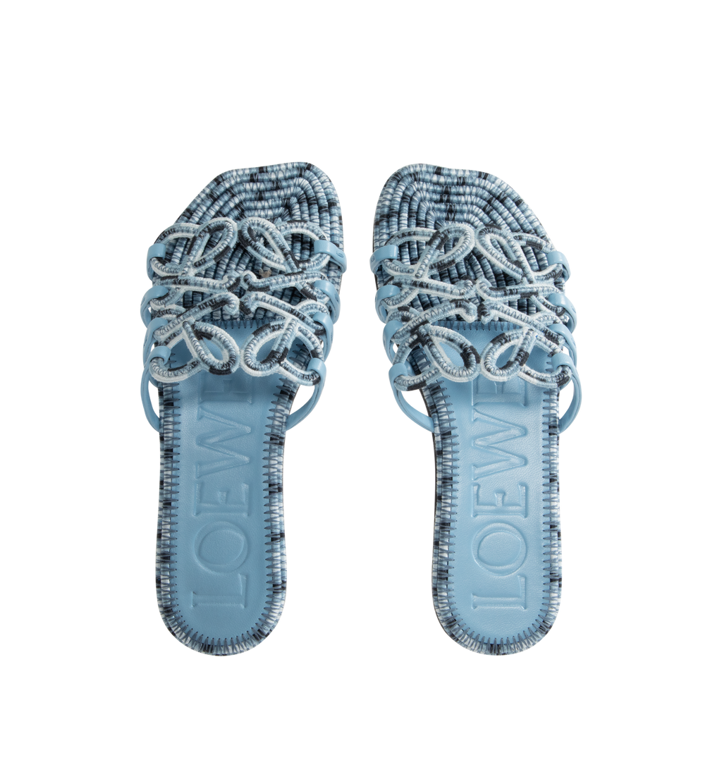 Embroidered Petal Anagram Slide Loewe – Гарантія оригінальності – збільшений вид