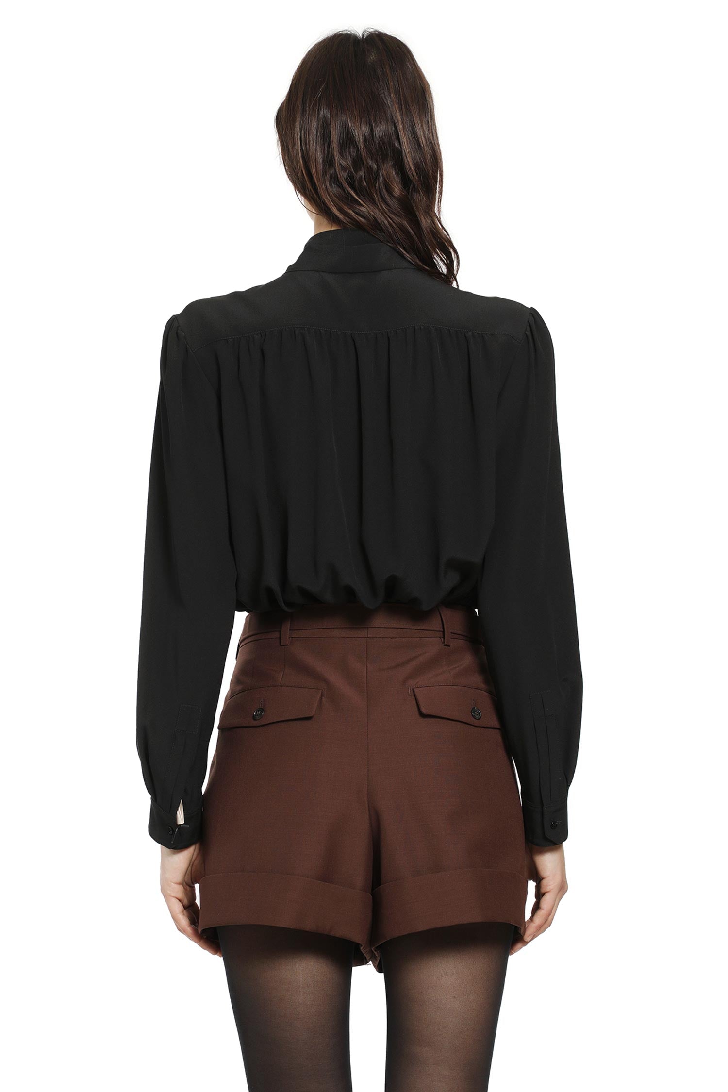 Оригінальна Lavallière Blouse In Silk Saint laurent – детальний вид